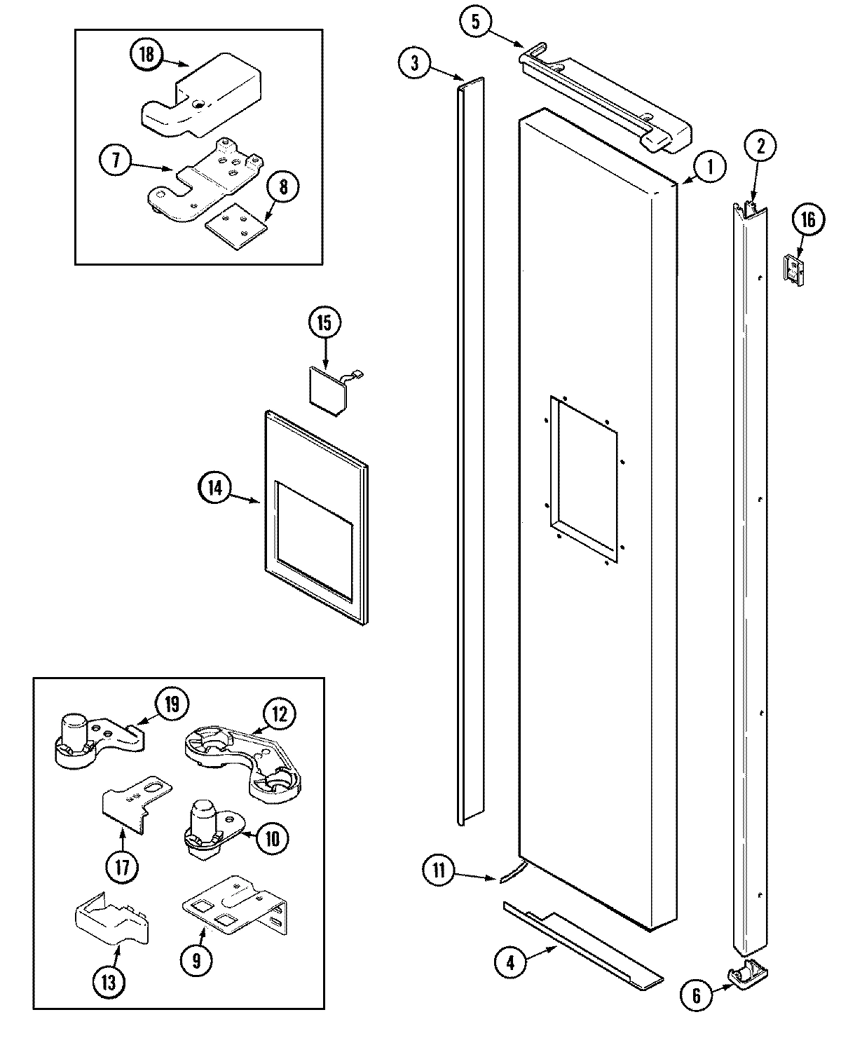 09 - FREEZER OUTER DOOR