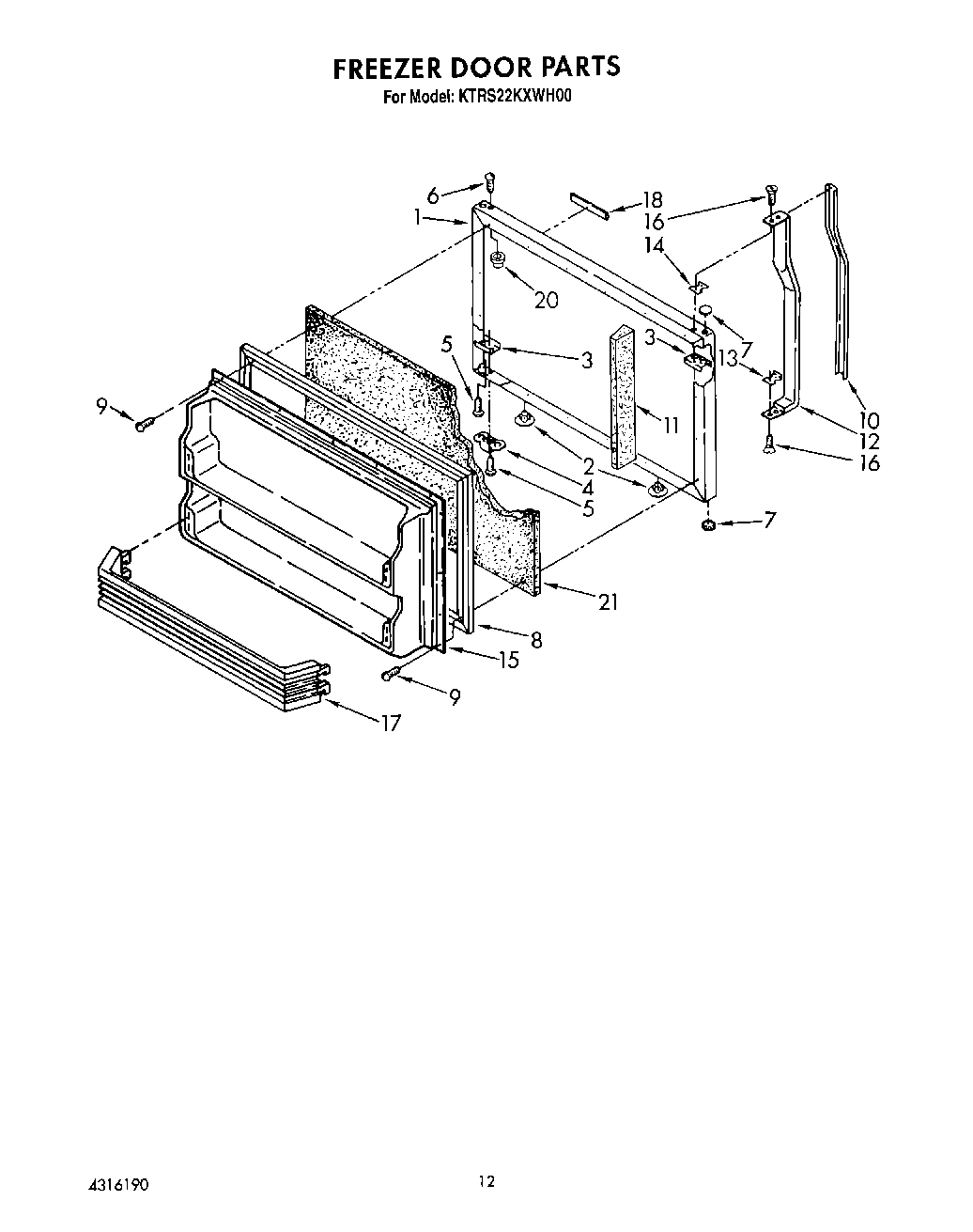 08 - FREEZER DOOR