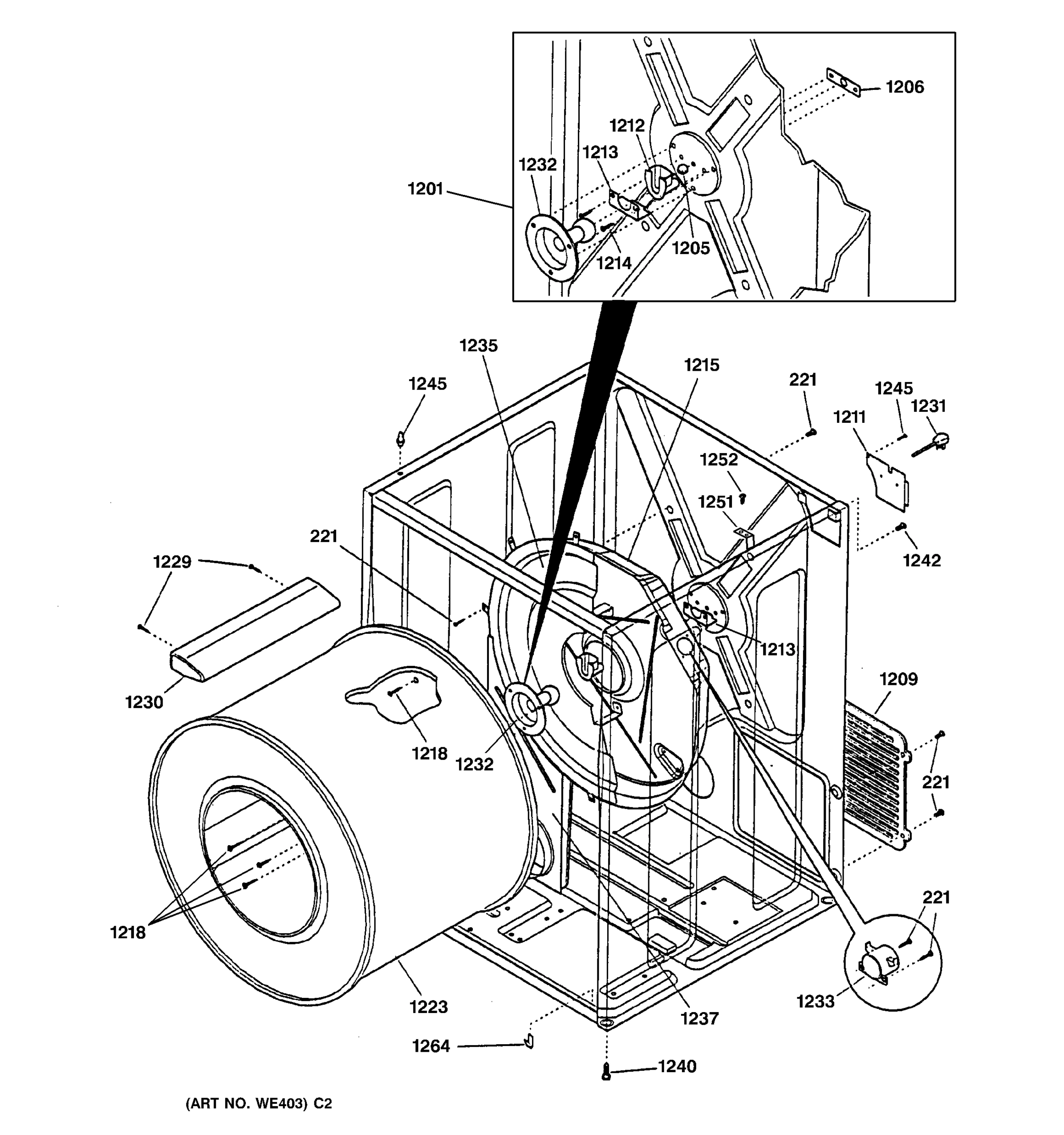 CABINET & DRUM