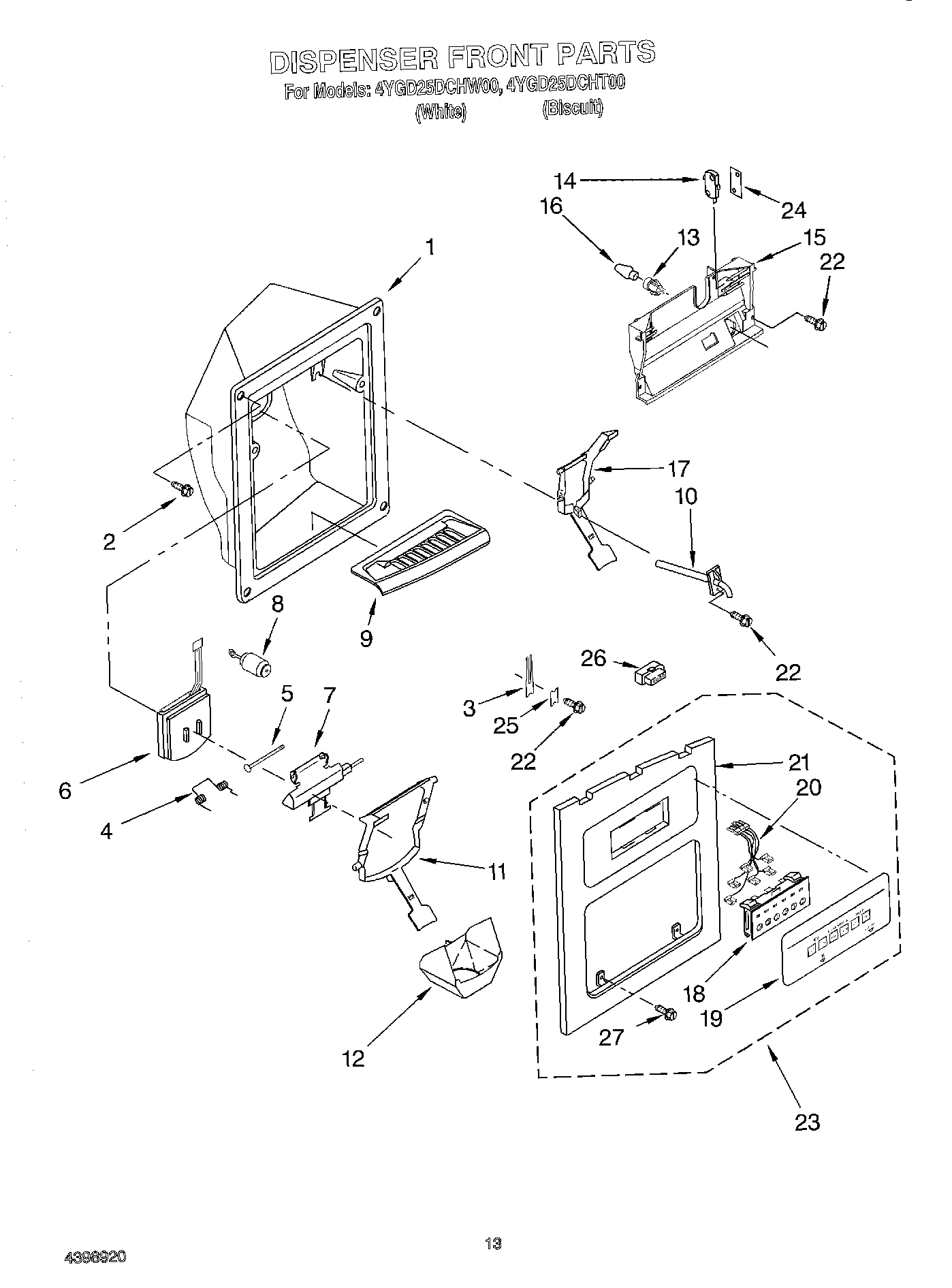 08 - DISPENSER FRONT