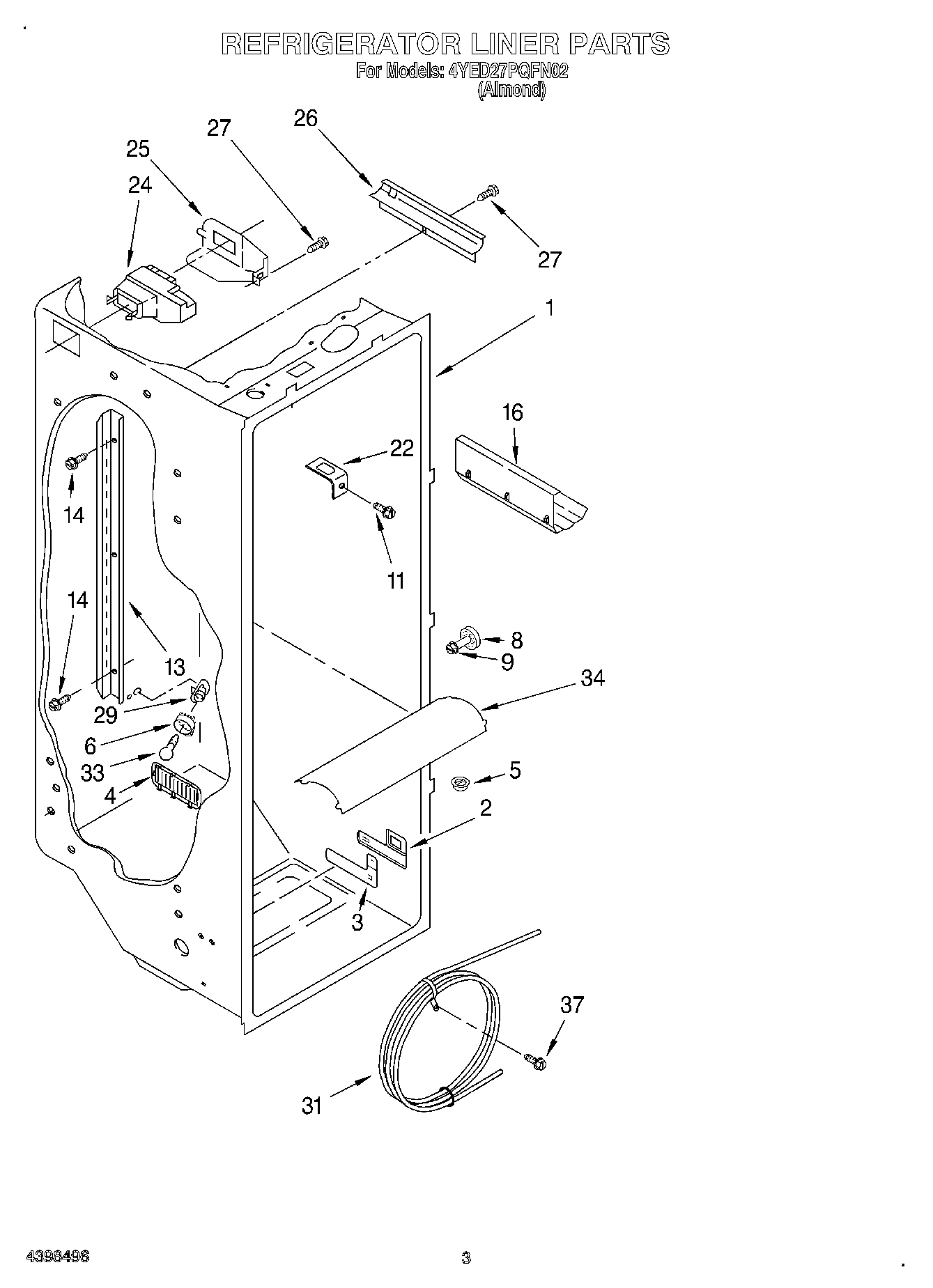 02 - REFRIGERATOR LINER