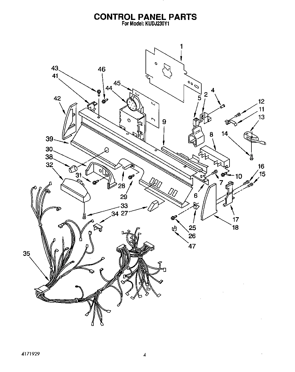 03 - CONTROL PANEL, LIT/OPTIONAL