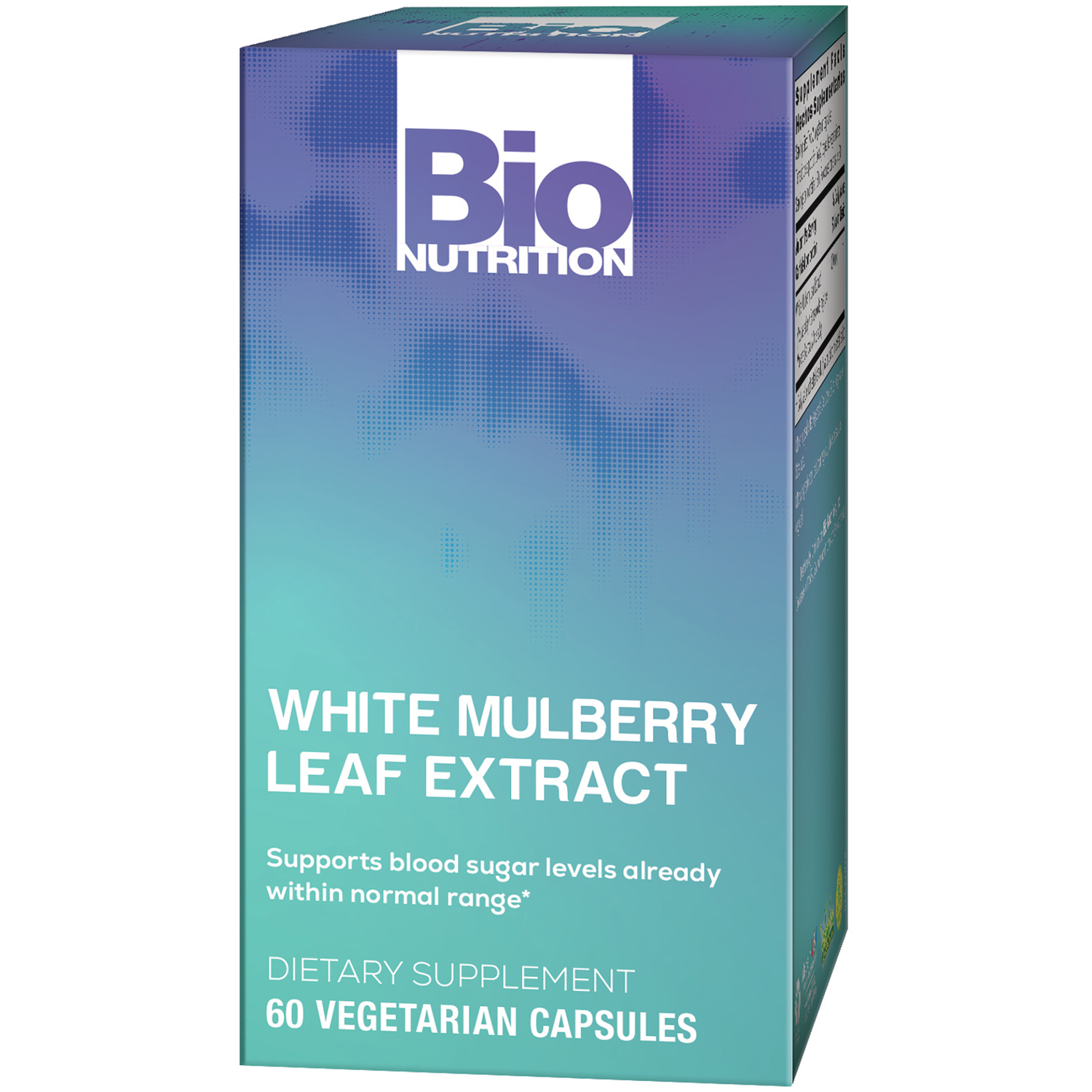 Bio Nutrition 1532944 White Mulberry Leaf Extract - 1000 mg - 60 Veg Capsules