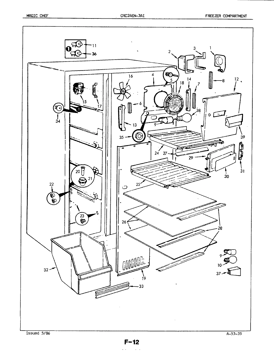01 - FREEZER COMPARTMENT