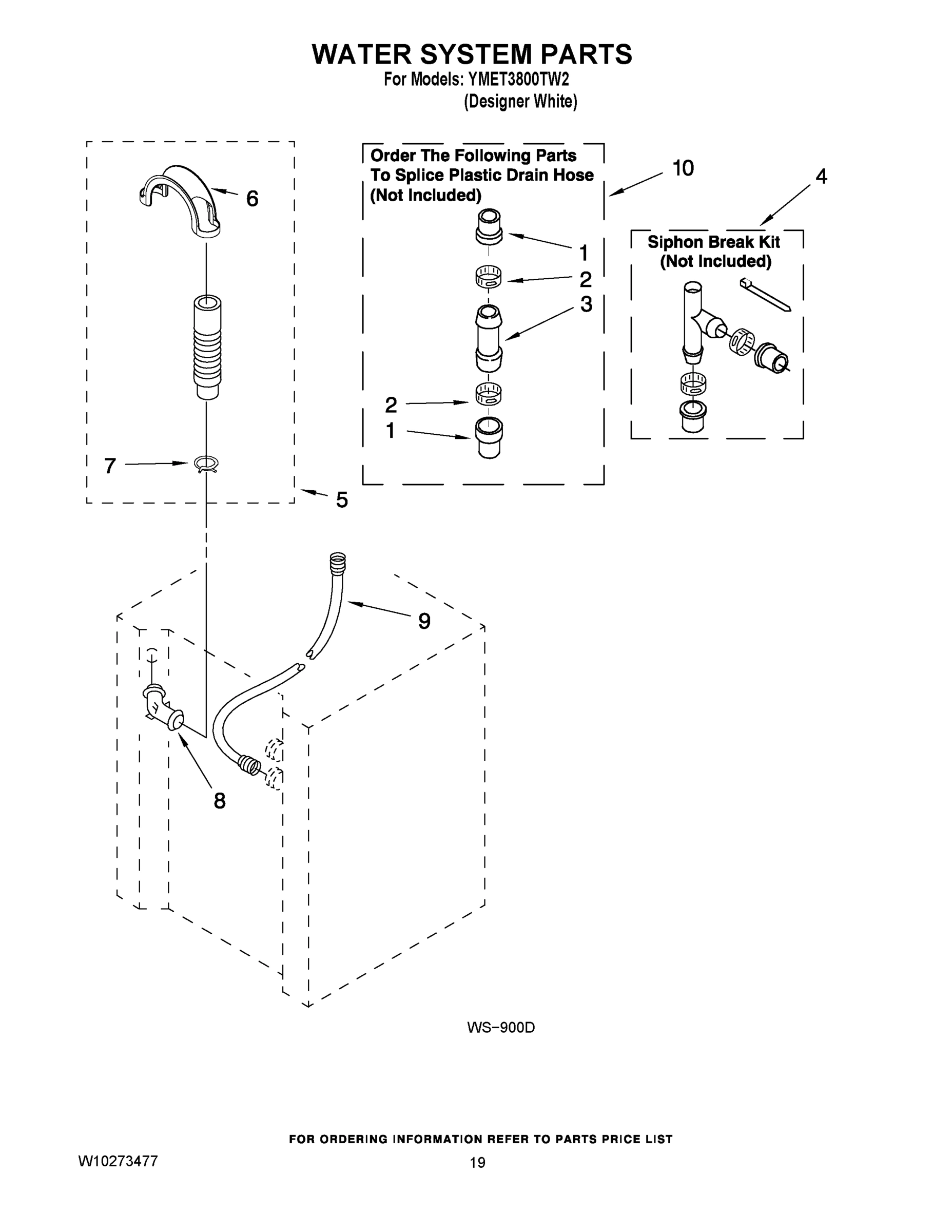 13 - WATER SYSTEM PARTS