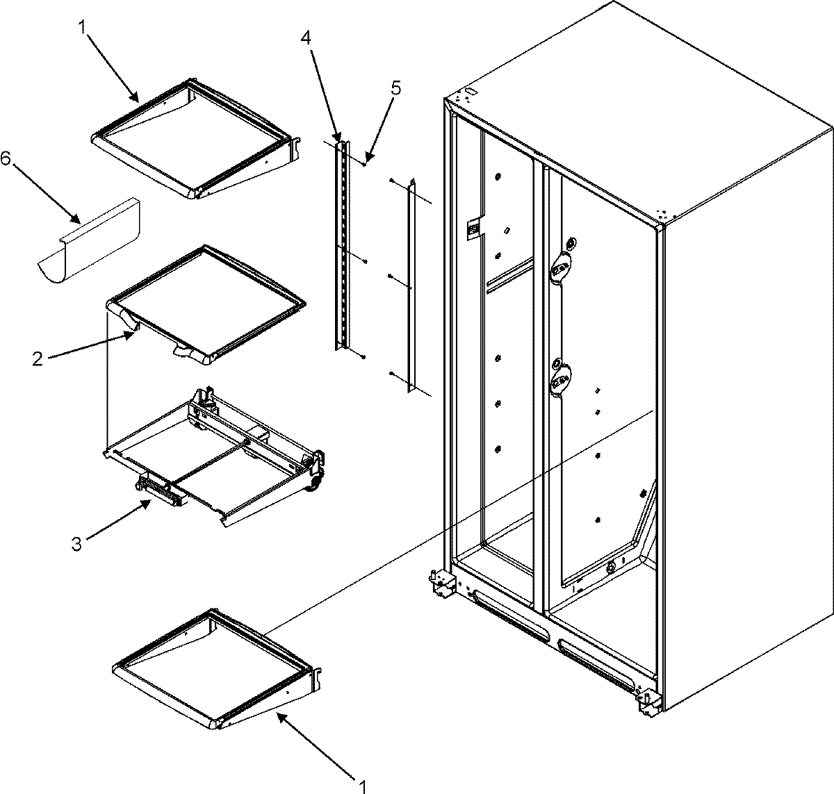 16 - REFRIGERATOR SHELVES (GC2227HEKB/S/W)