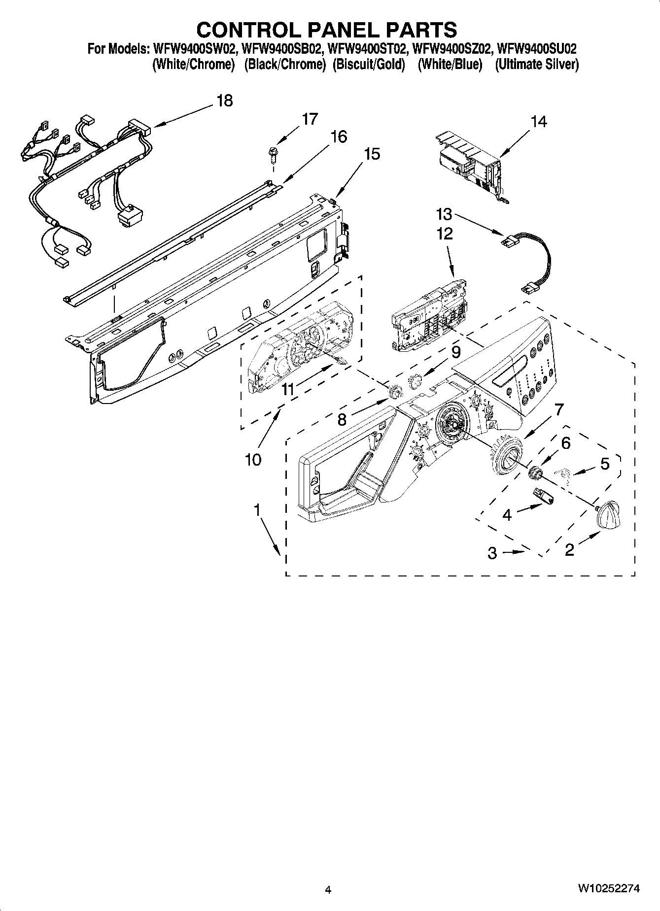 03 - CONTROL PANEL PARTS