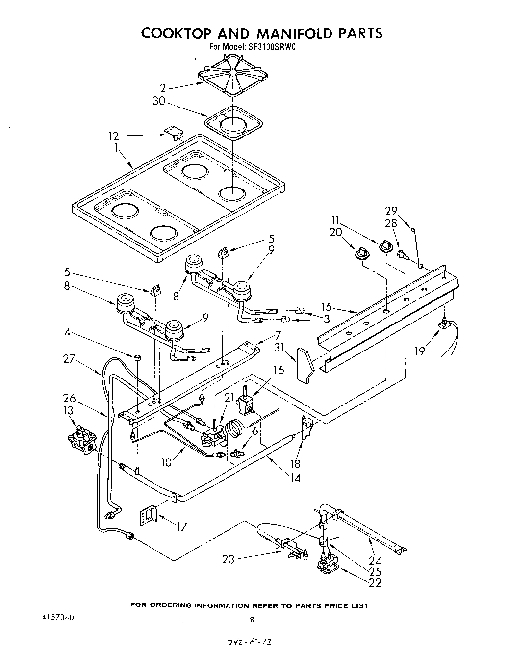 06 - COOKTOP AND MANIFOLD , LITERATURE AND OPTIONAL