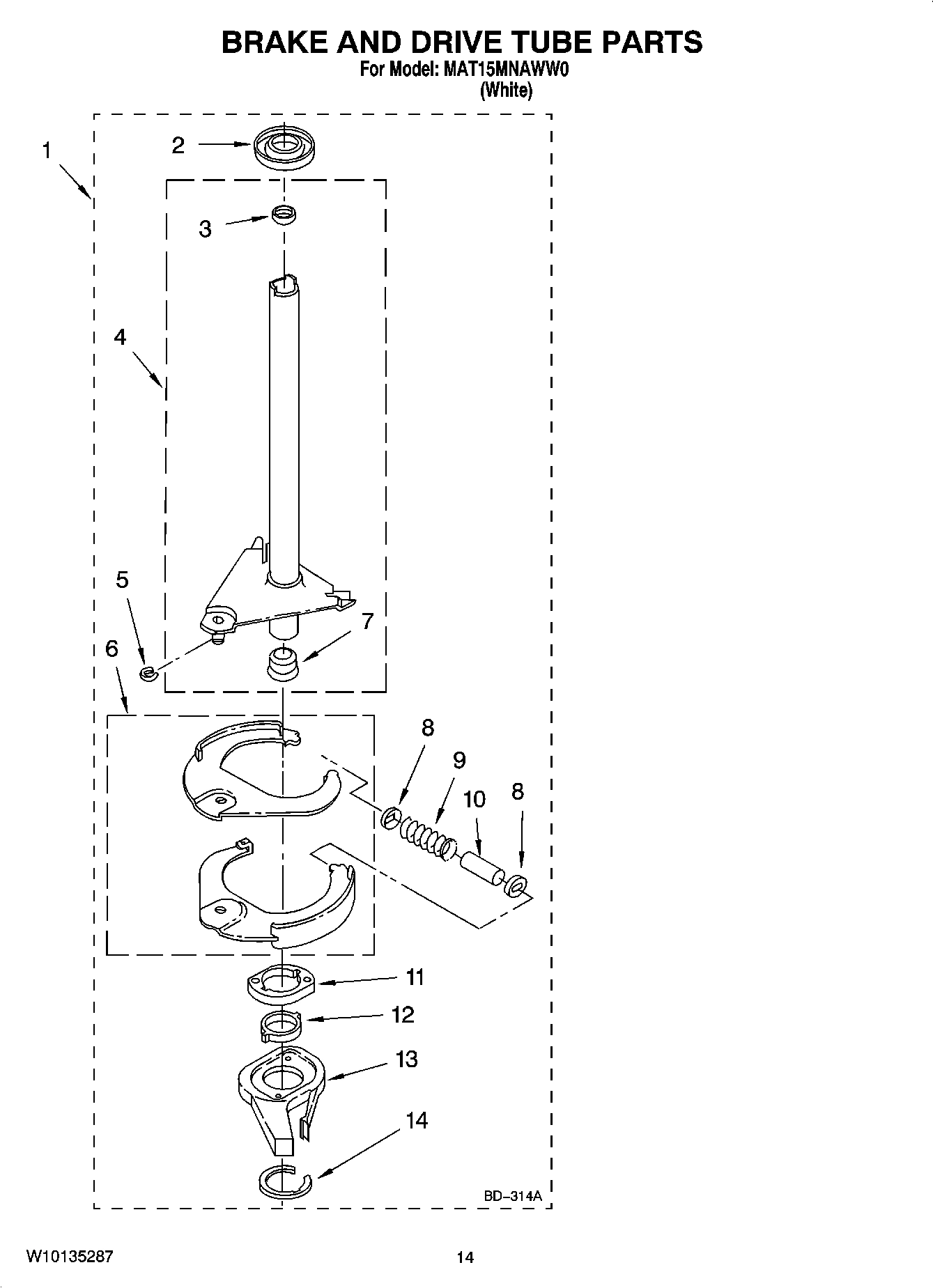 08 - BRAKE AND DRIVE TUBE PARTS