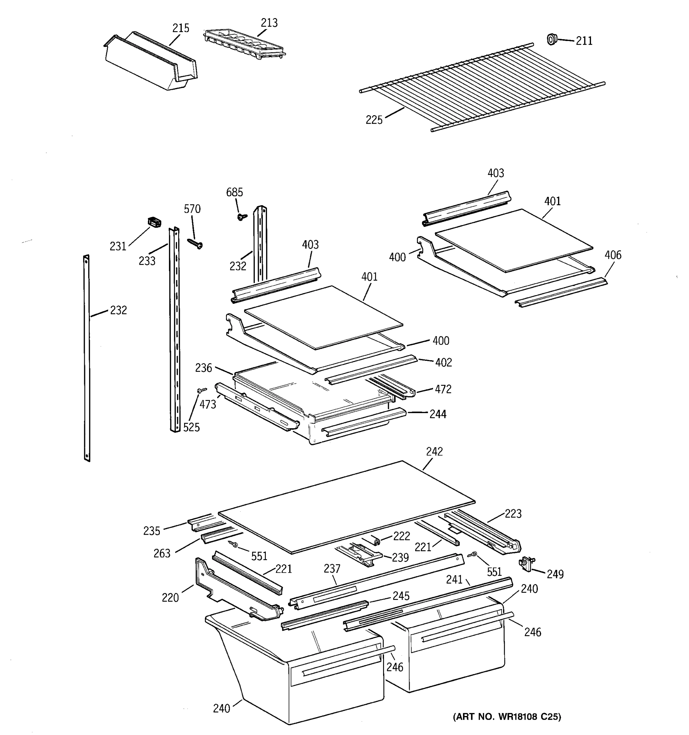 SHELF PARTS