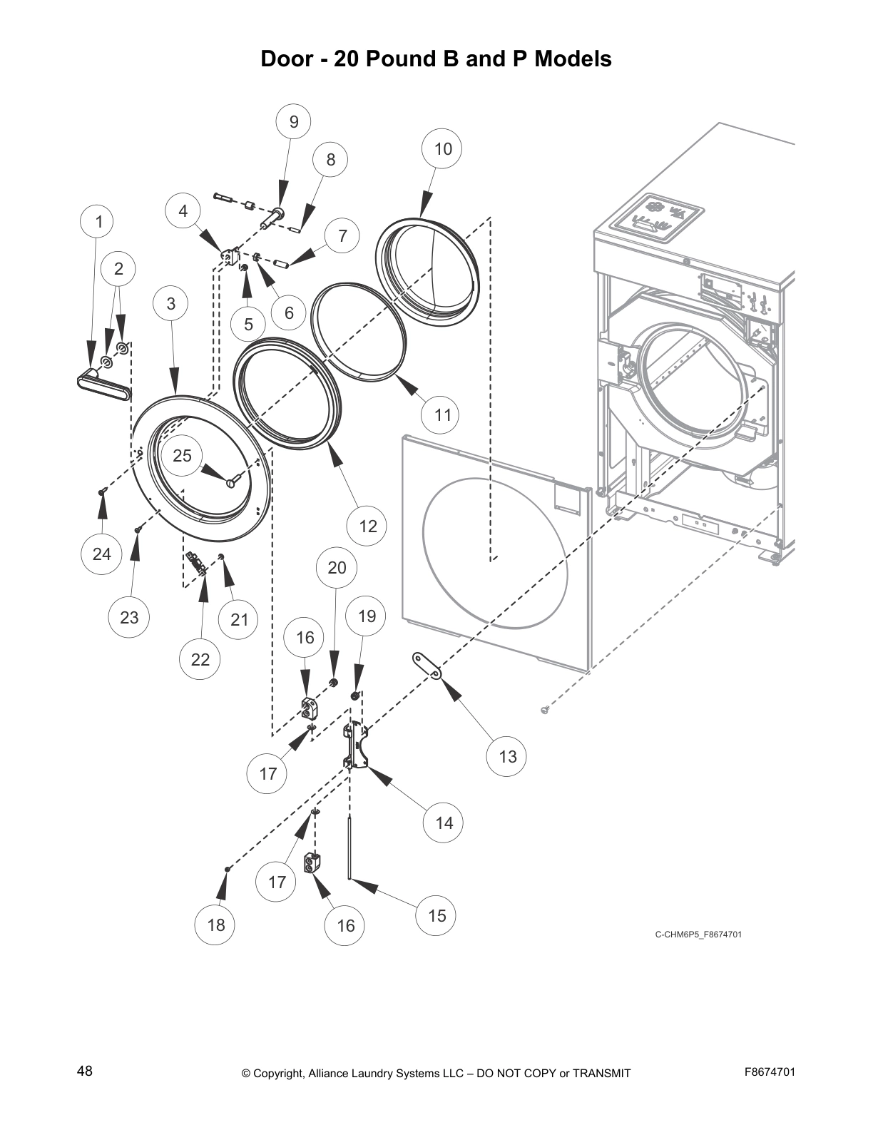Door - 20 Pound B and P Models