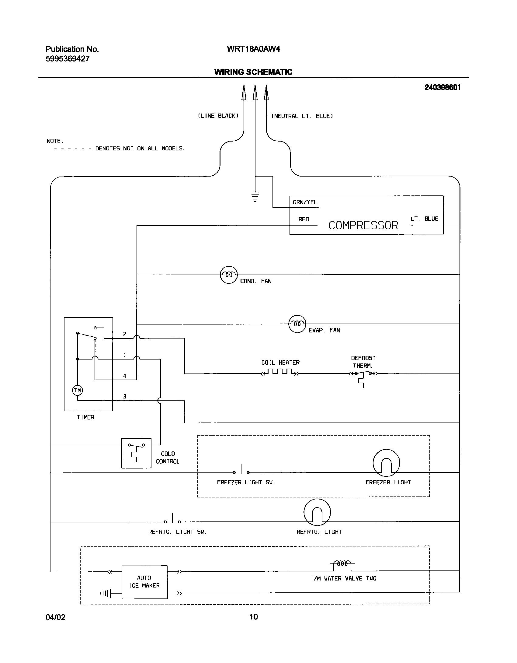 10 - WIRING SCHEMATIC