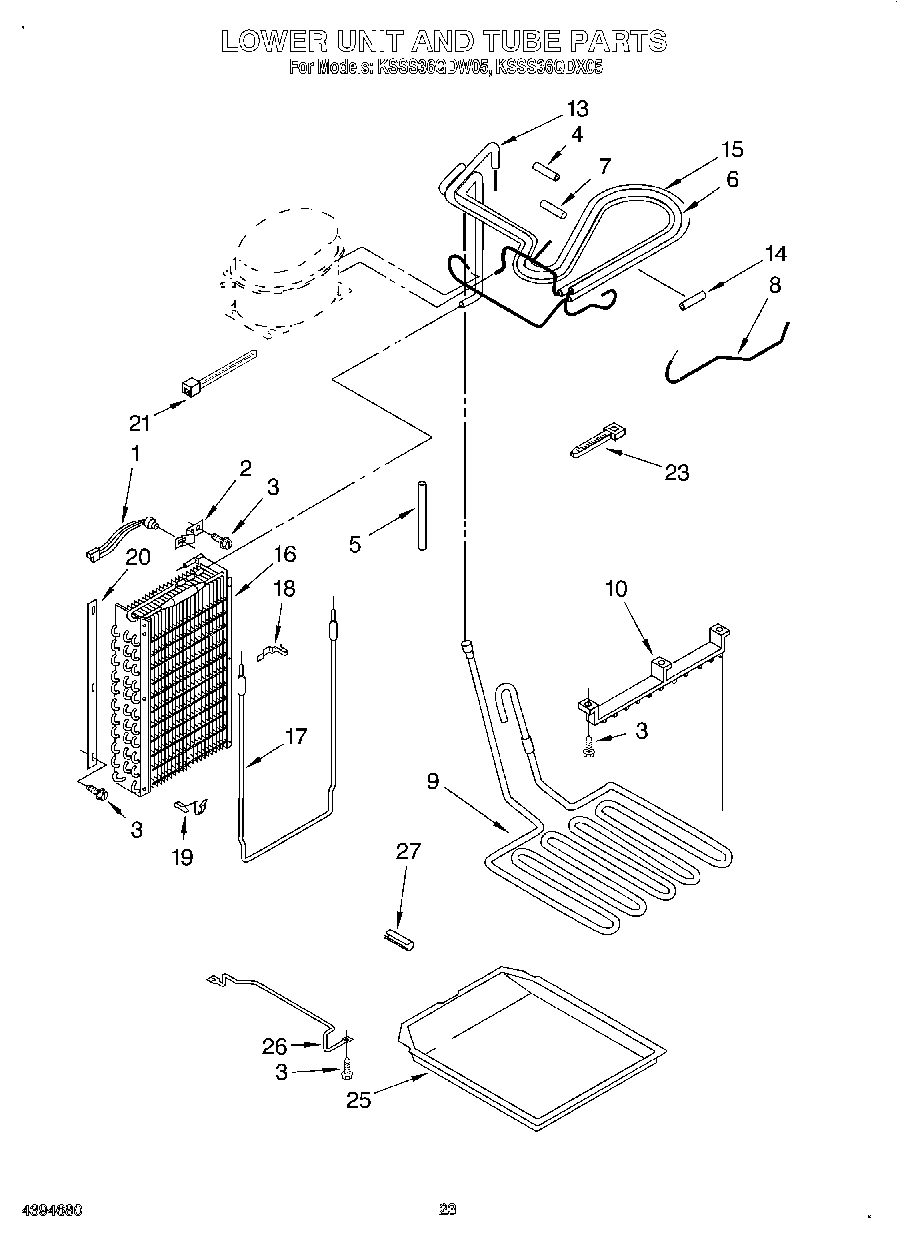 15 - LOWER UNIT AND TUBE