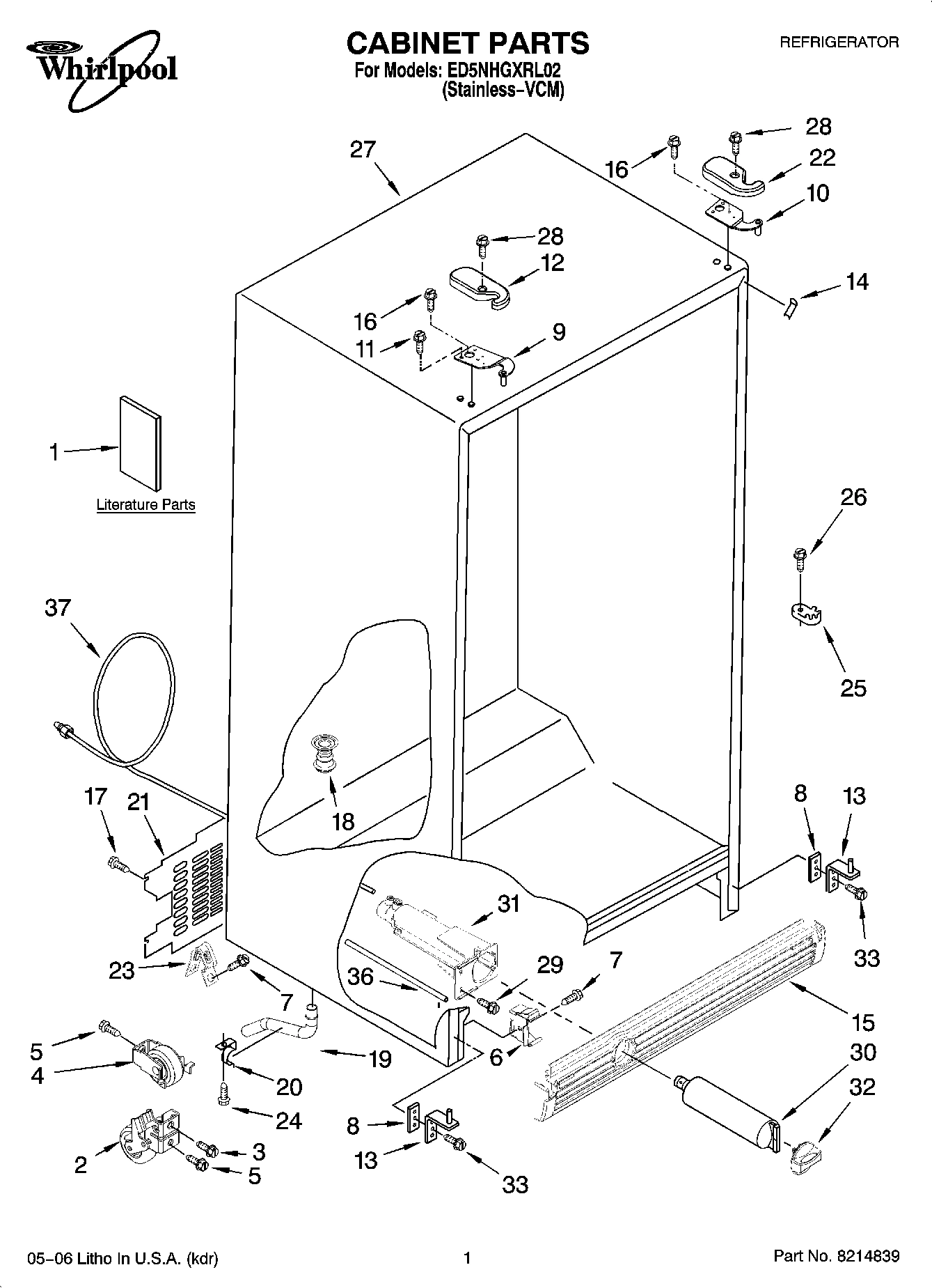 01 - CABINET PARTS