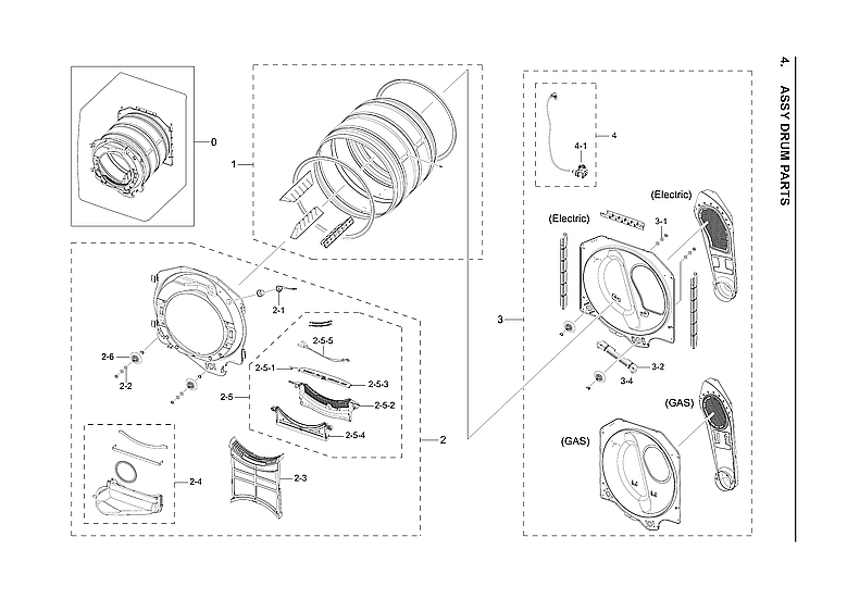 DRUM PARTS ASSY
