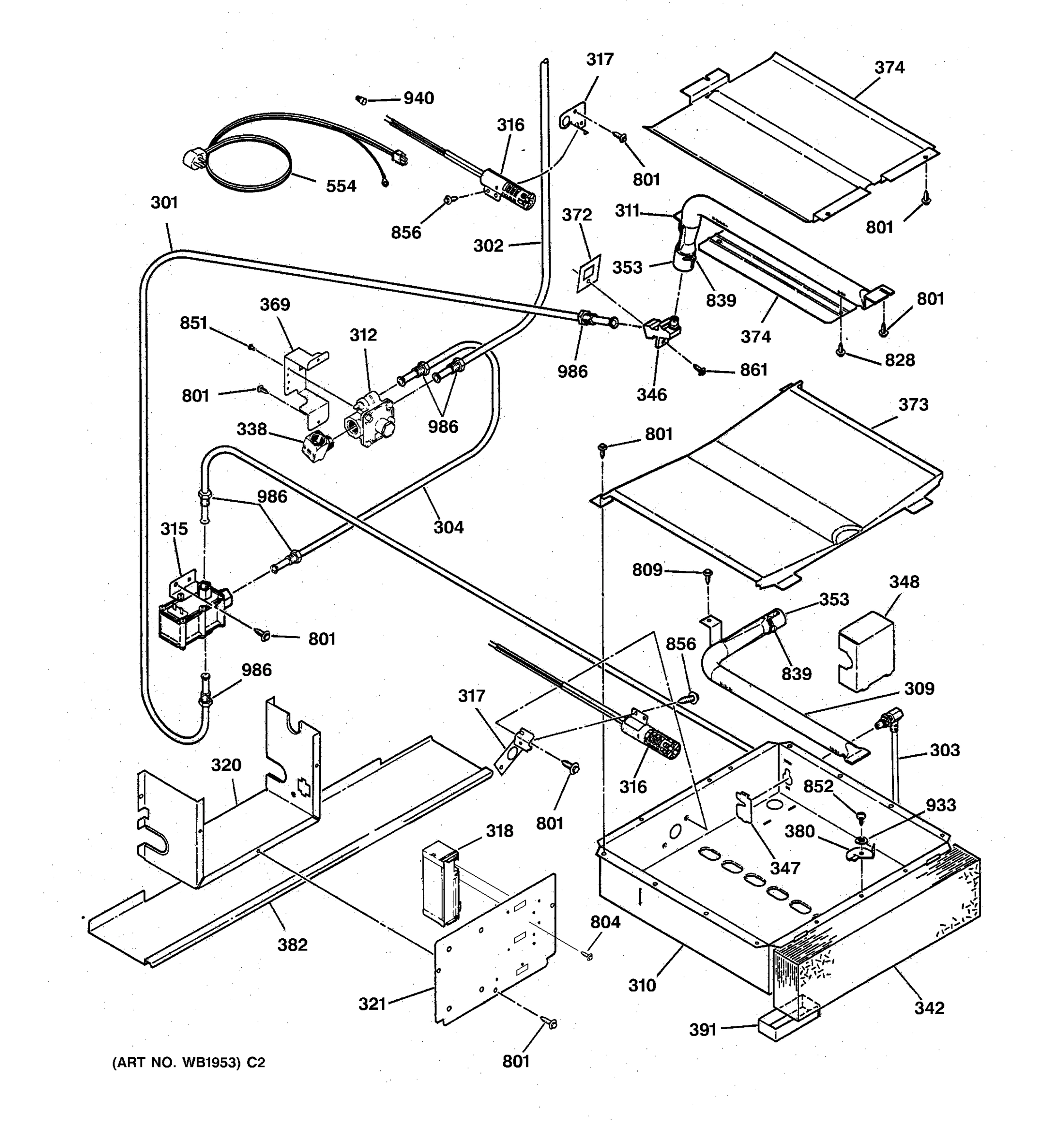 OVEN BURNER PARTS