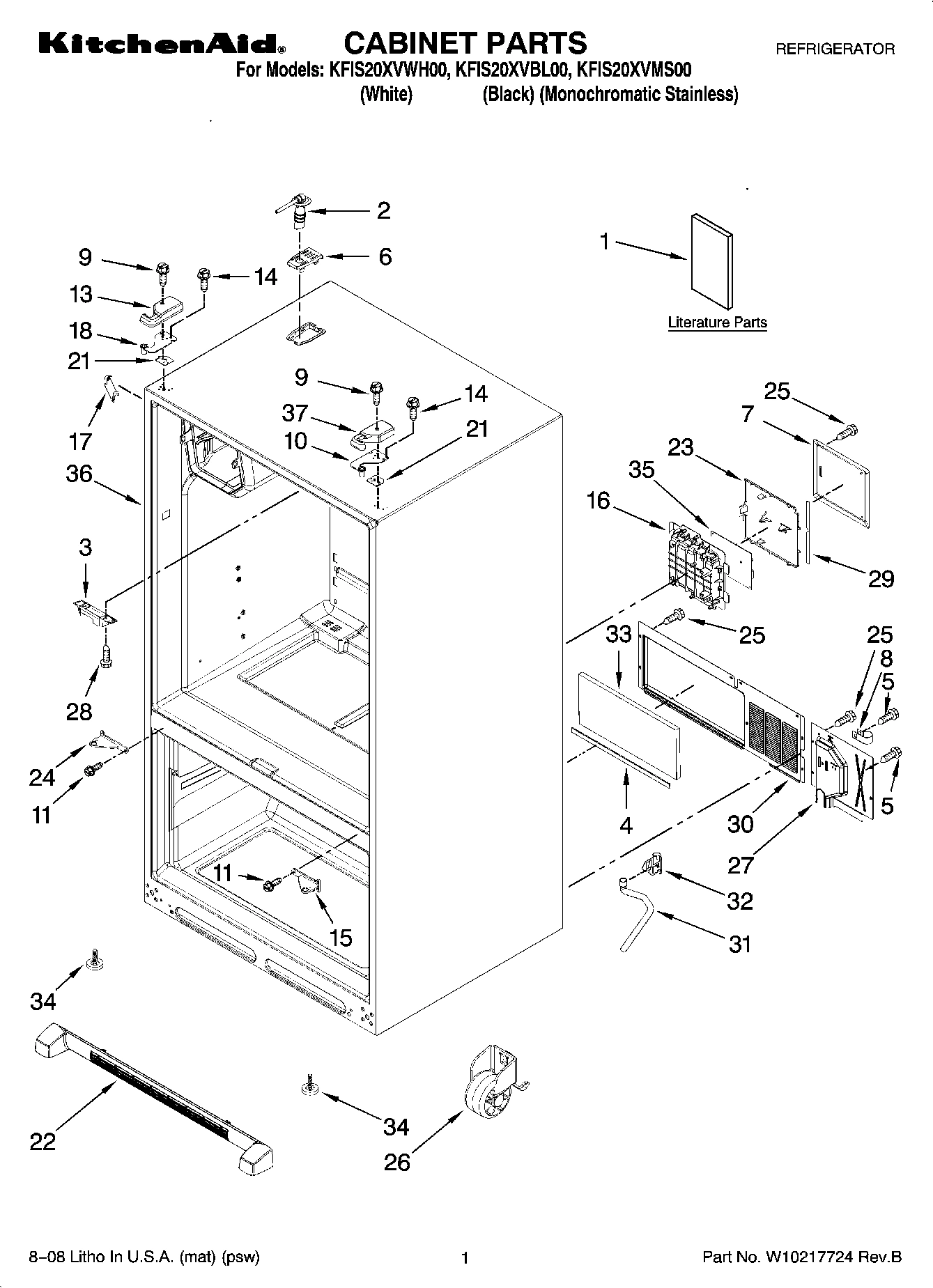 01 - CABINET PARTS