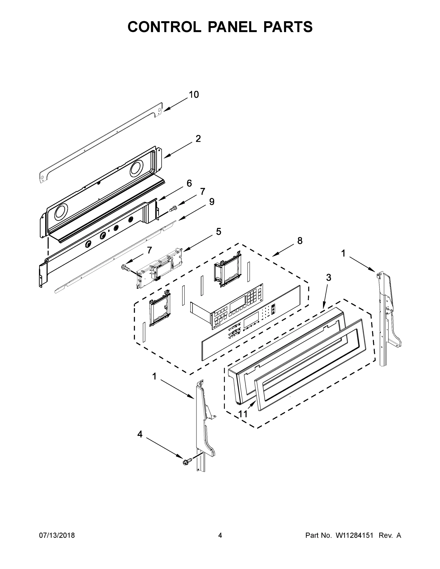 03 - CONTROL PANEL PARTS