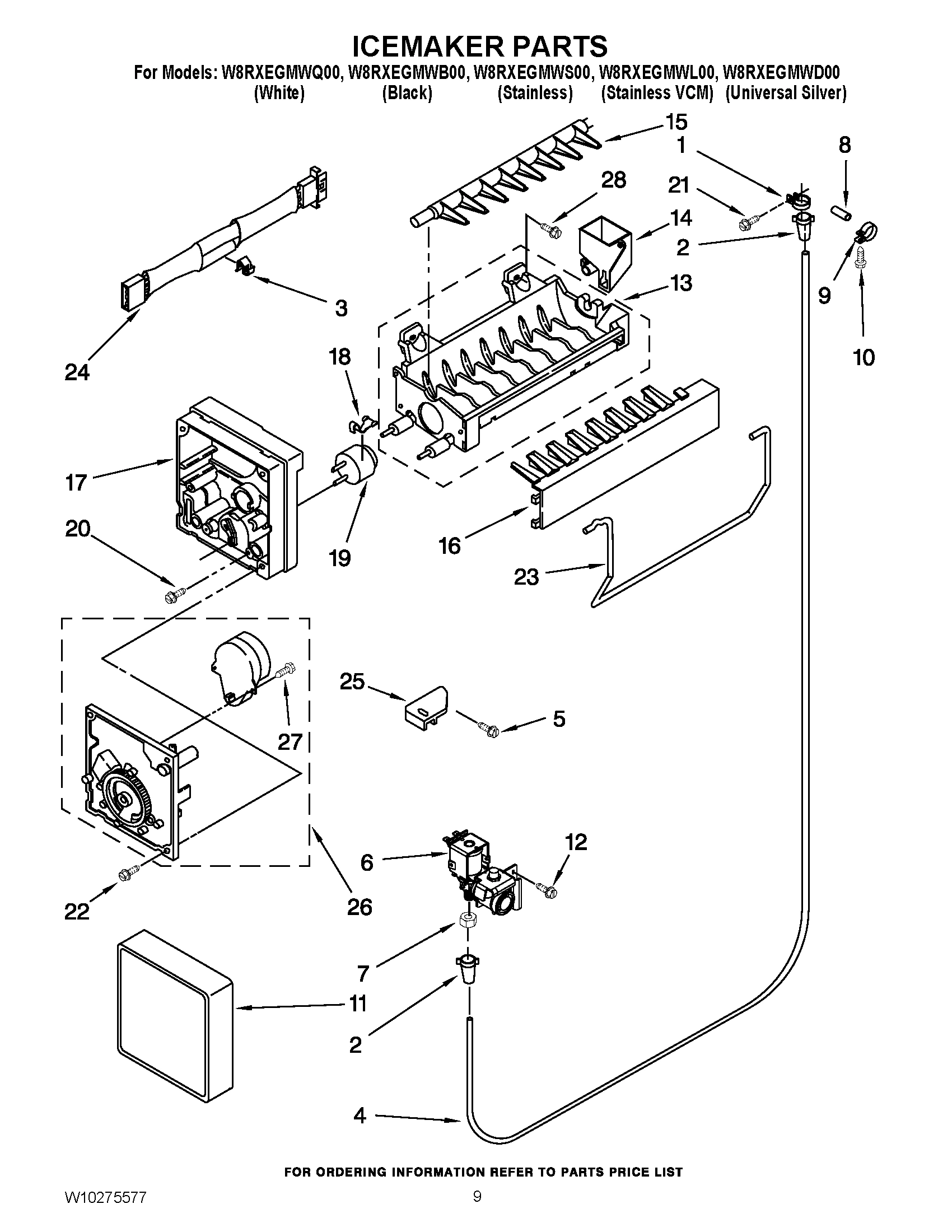 05 - ICEMAKER PARTS