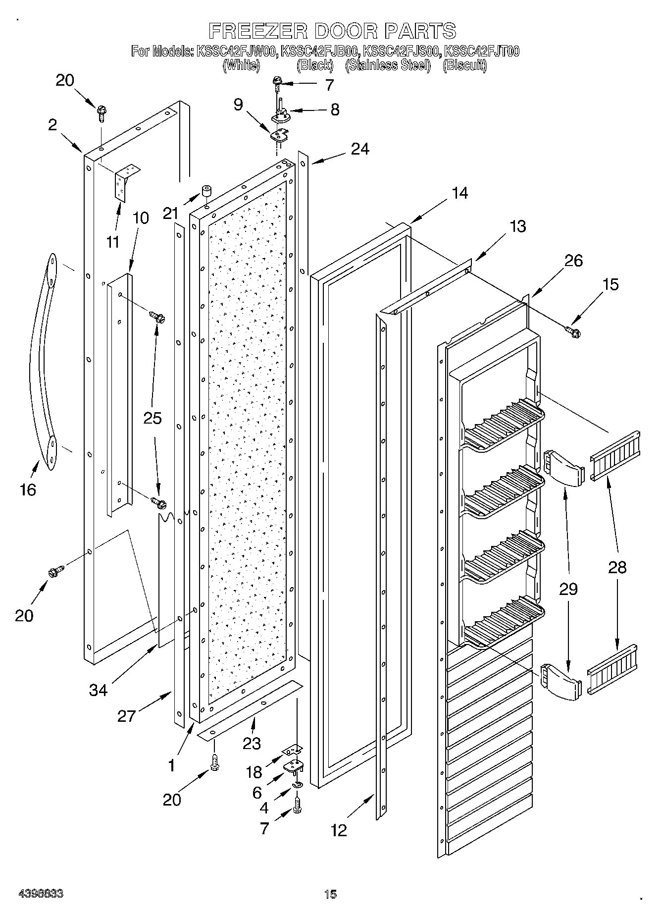 11 - FREEZER DOOR