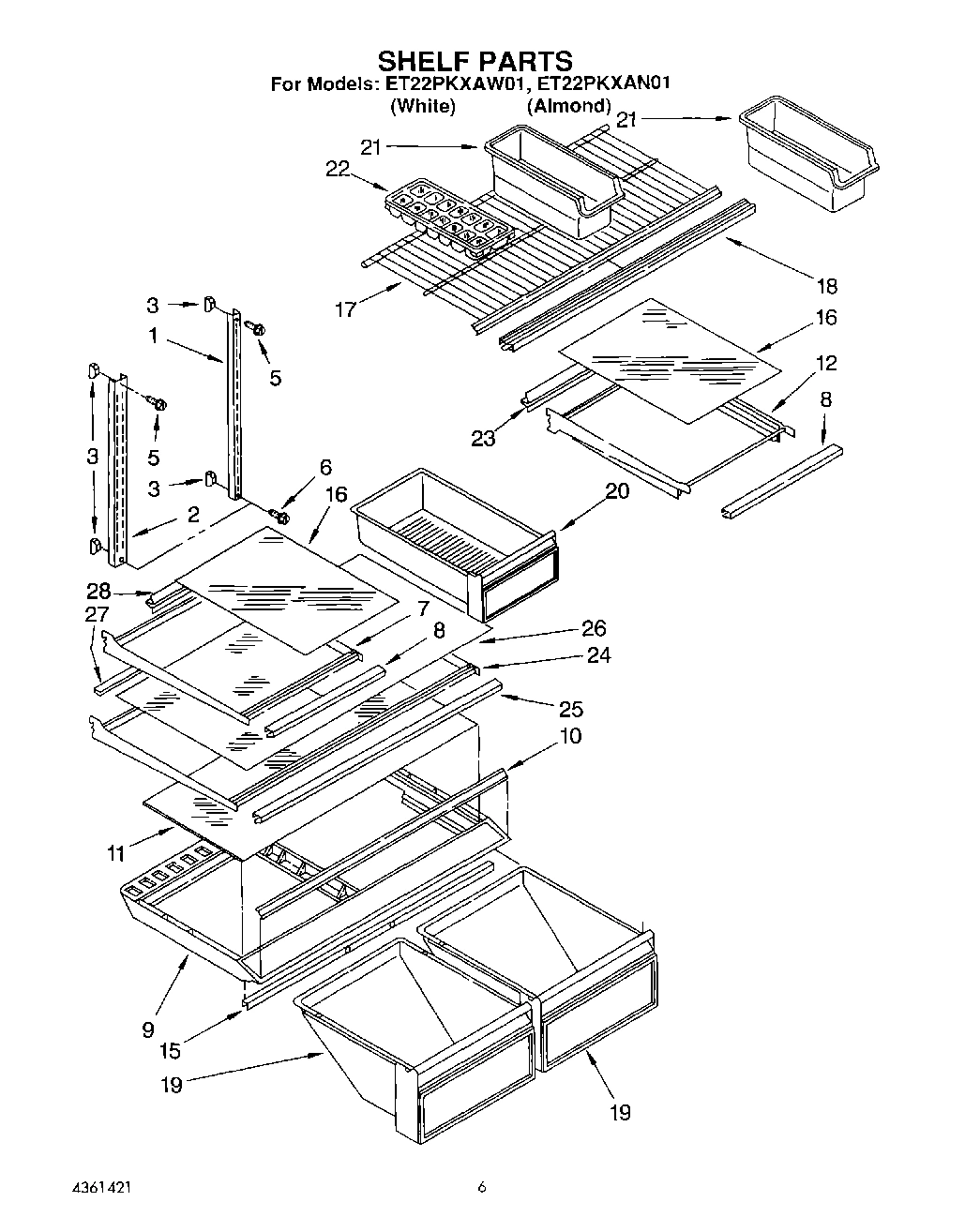 04 - SHELF PARTS, LIT/OPTIONAL