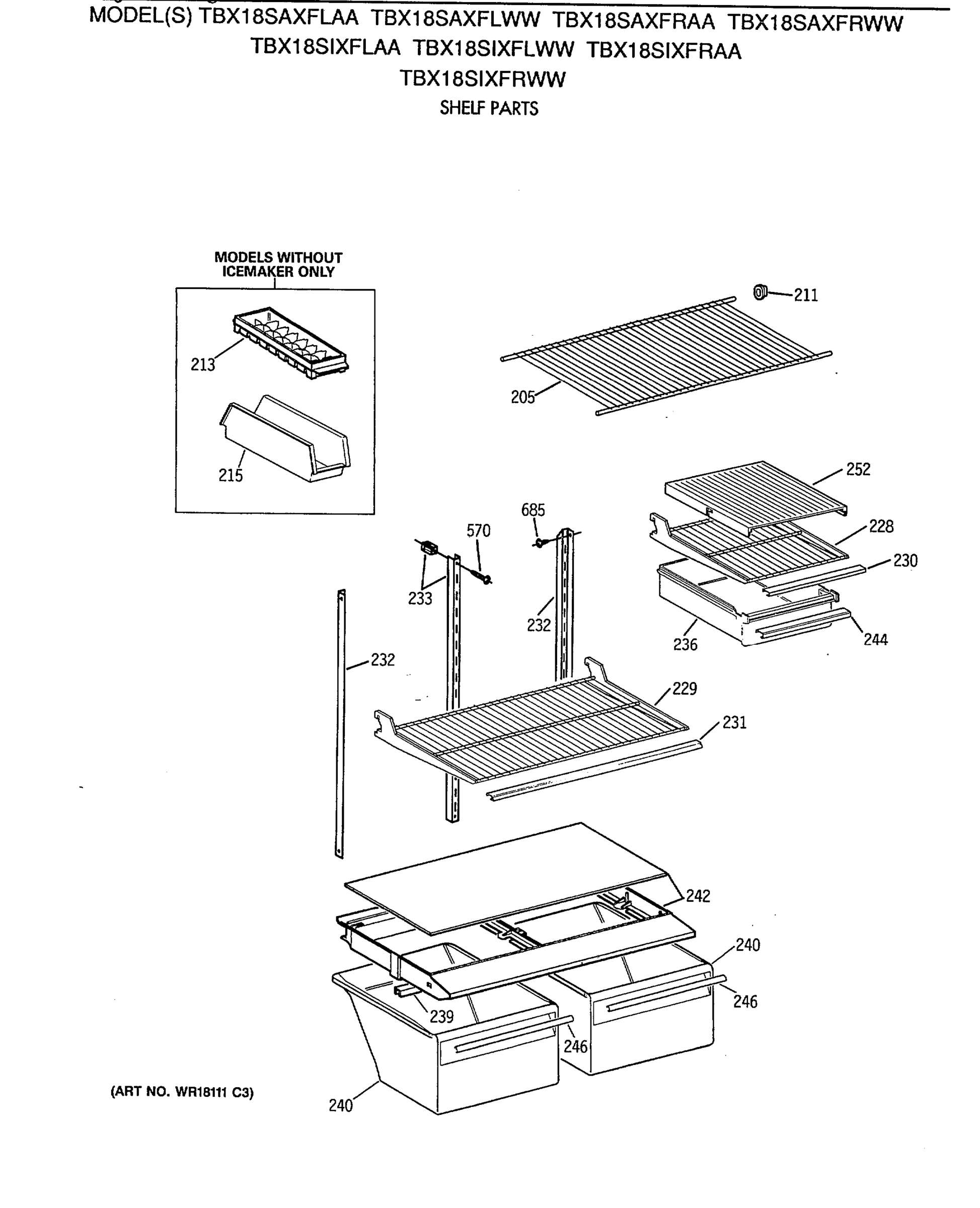 SHELF PARTS