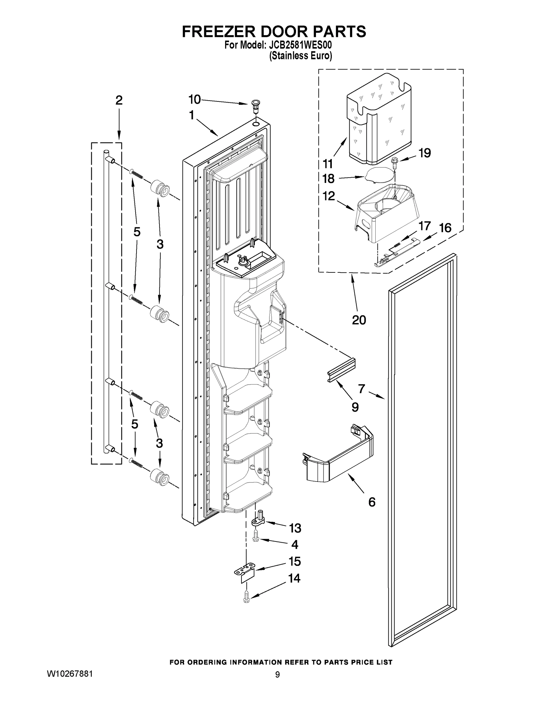 06 - FREEZER DOOR PARTS