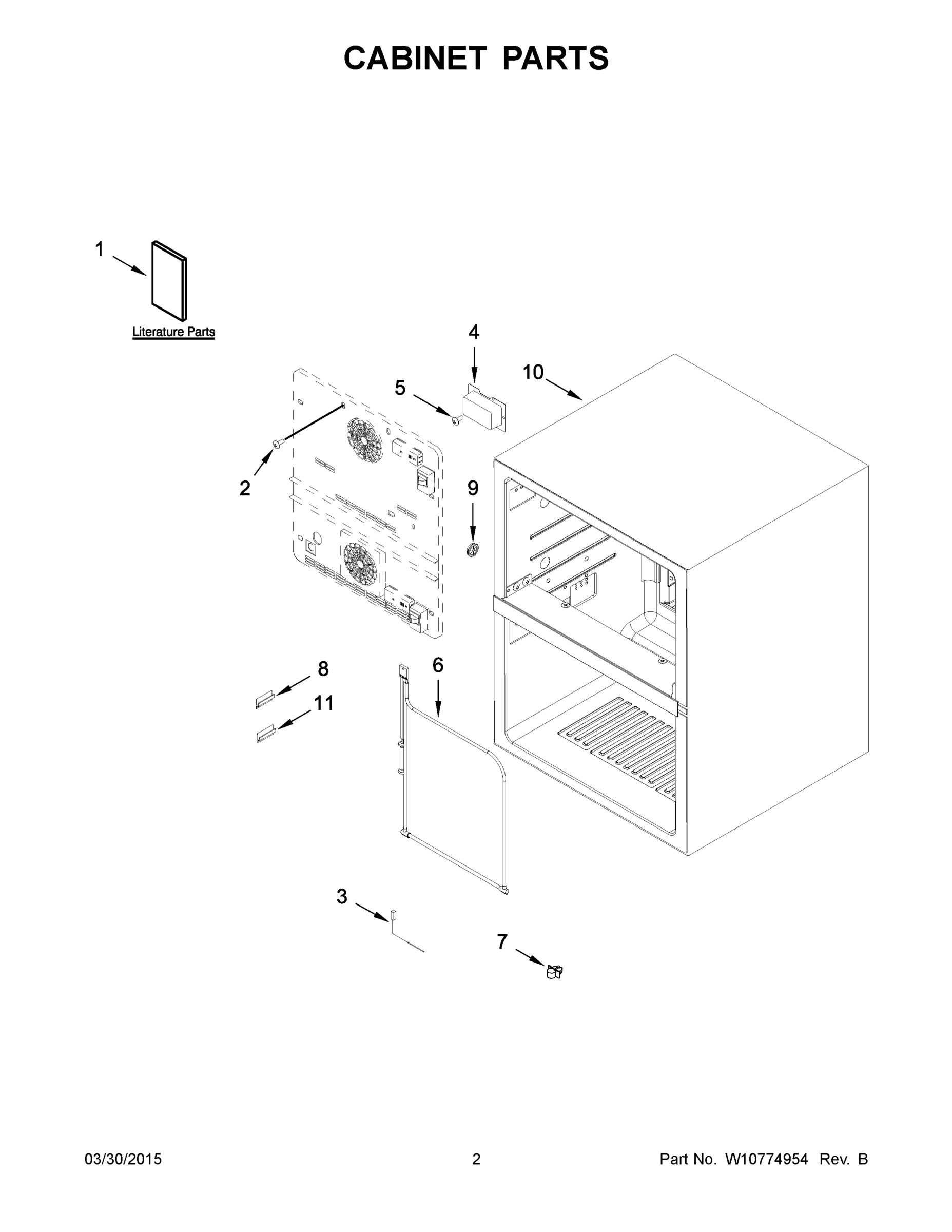 02 - CABINET PARTS