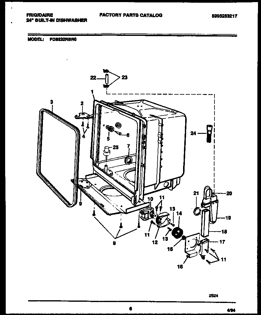 05 - TUB AND FRAME PARTS