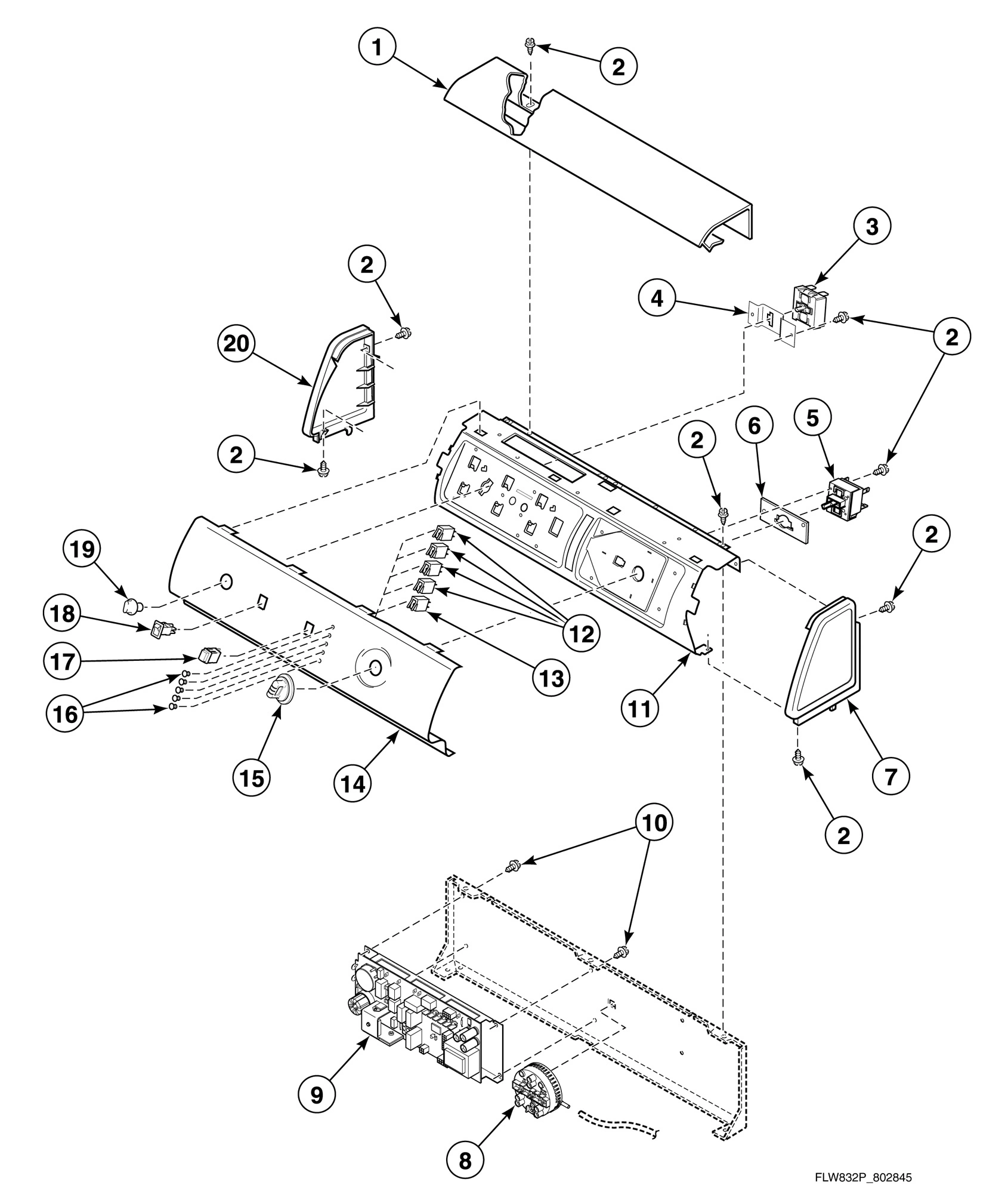 Graphic Panel, Control Support Panel and Controls