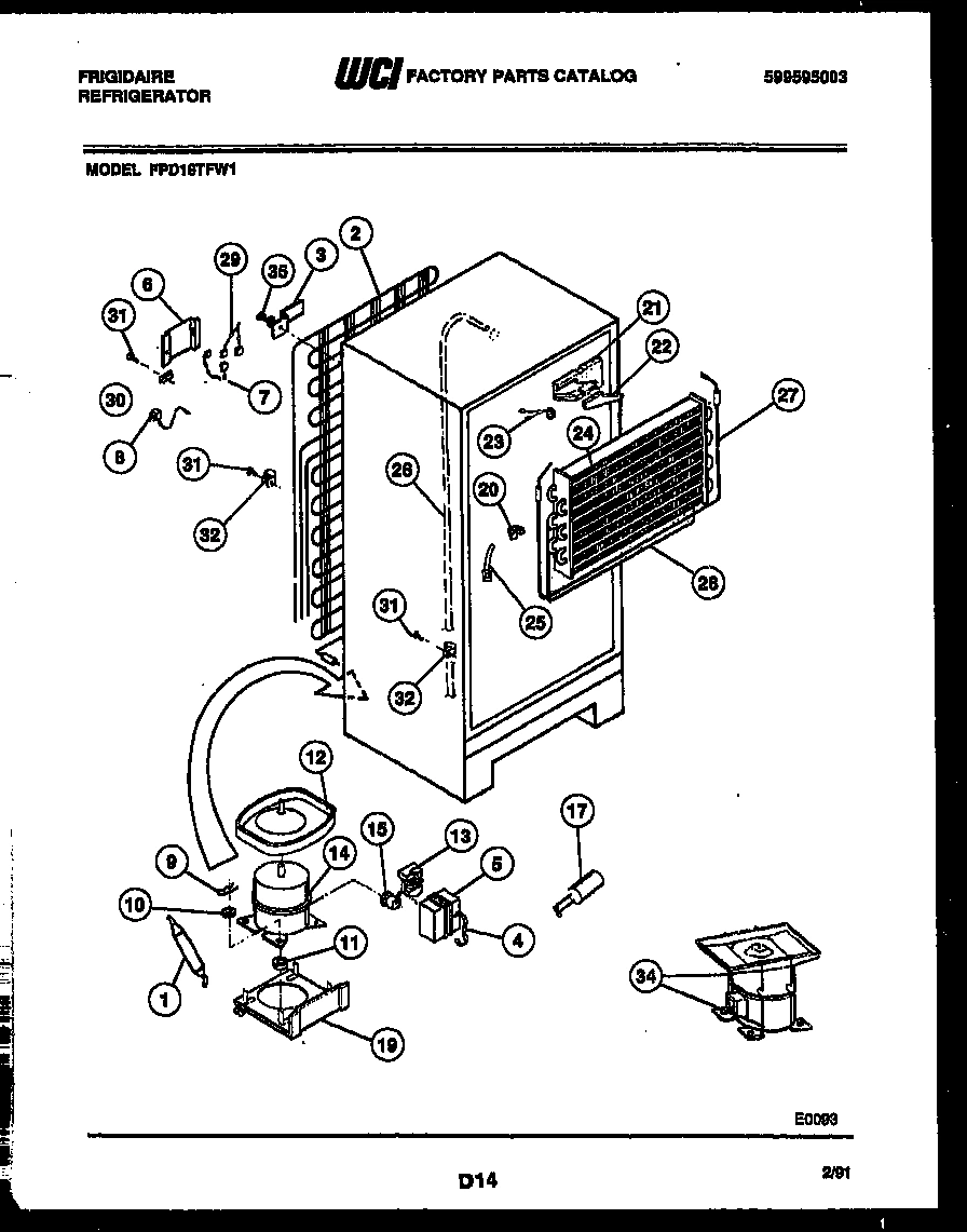 05 - SYSTEM AND AUTOMATIC DEFROST PARTS
