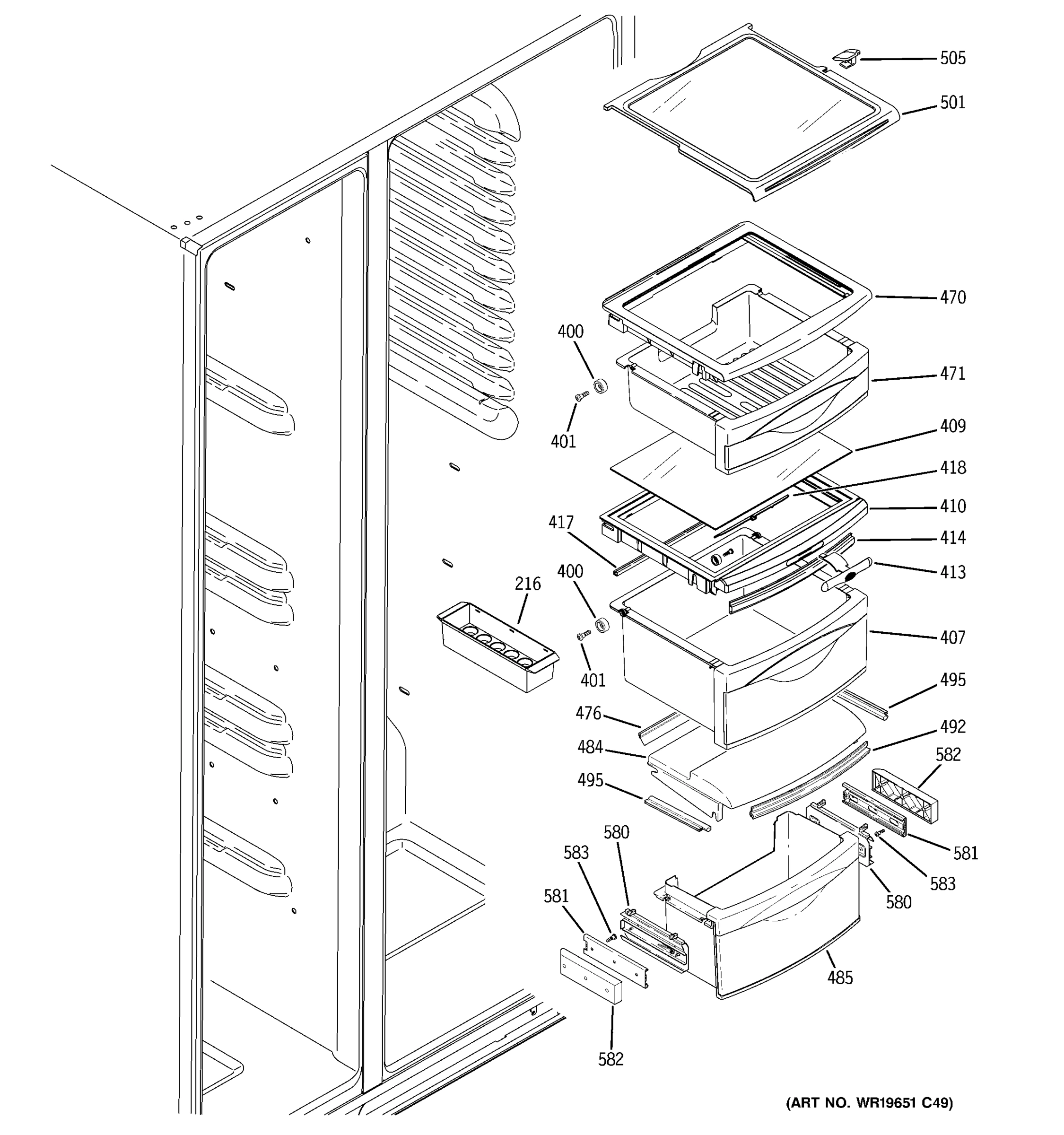 FRESH FOOD SHELVES