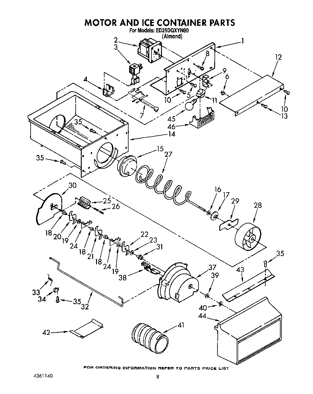 06 - MOTOR AND ICE CONTAINER