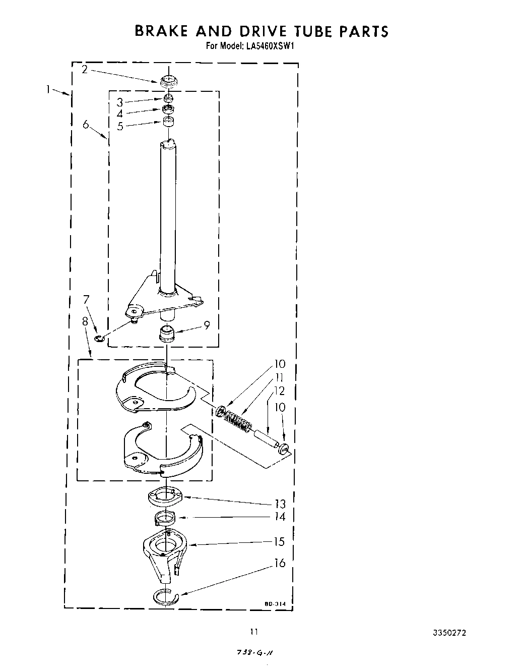09 - BRAKE AND DRIVE TUBE