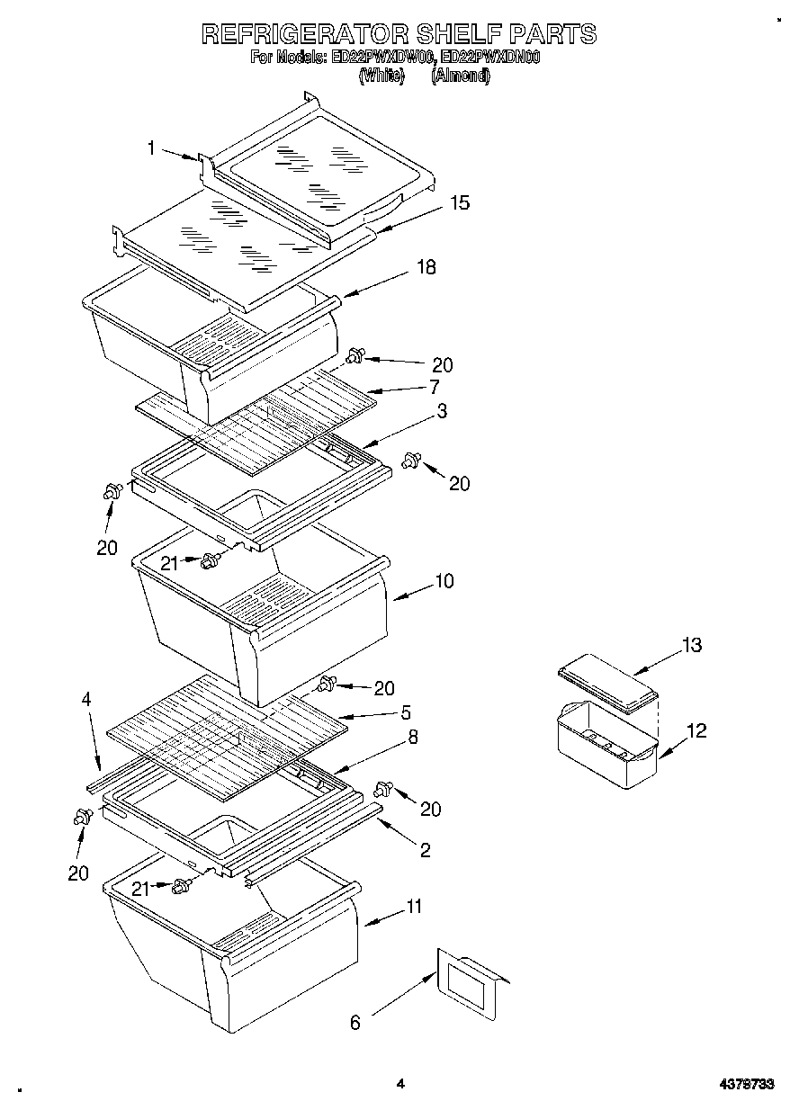 03 - REFRIGERATOR SHELF