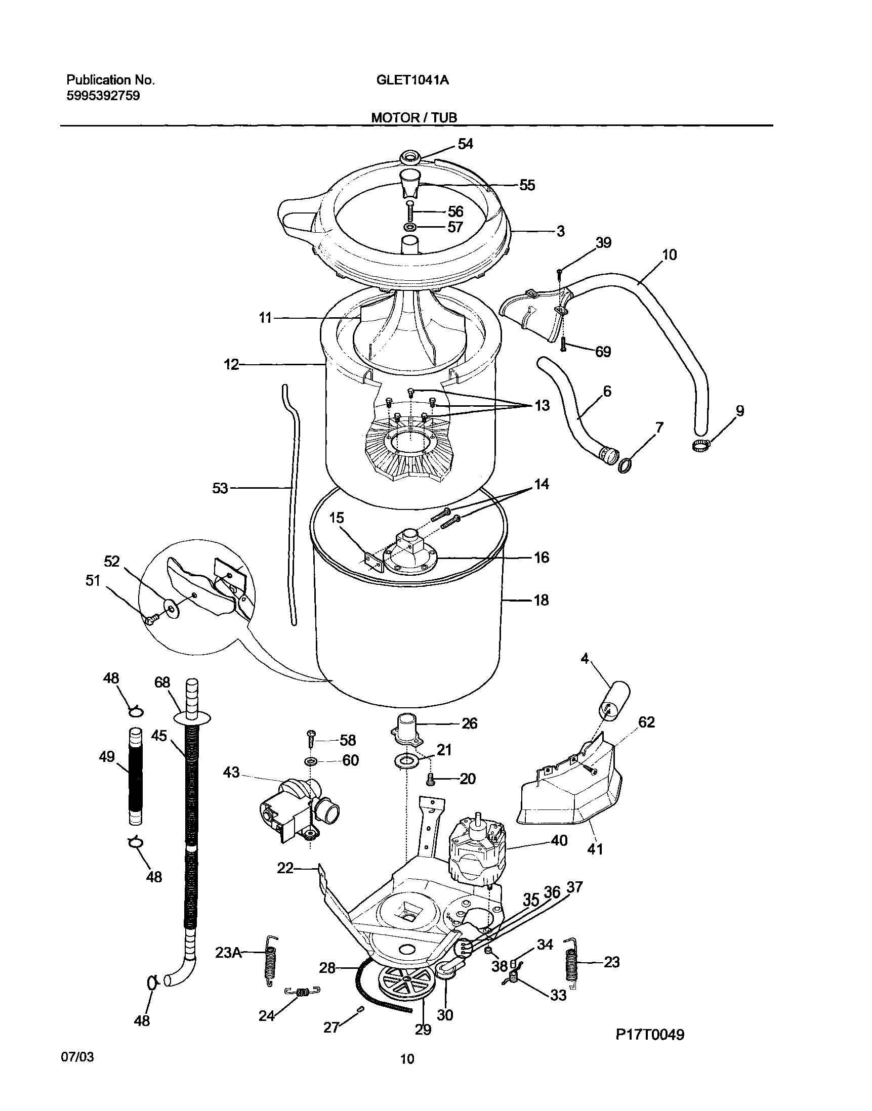 11 - MOTOR/TUB