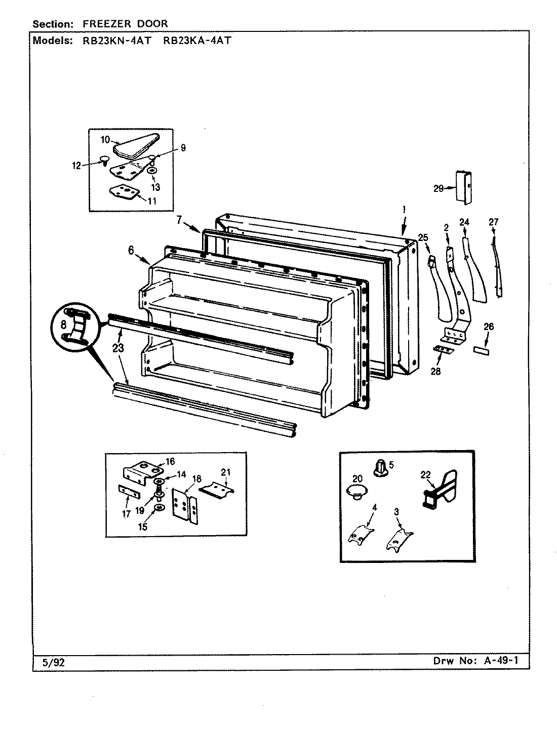 03 - FREEZER DOOR