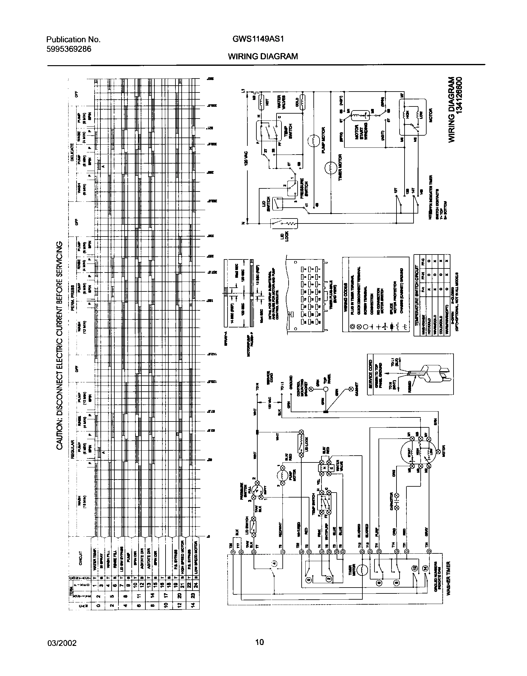 10 - 134126600 WIRING DIAGRAM