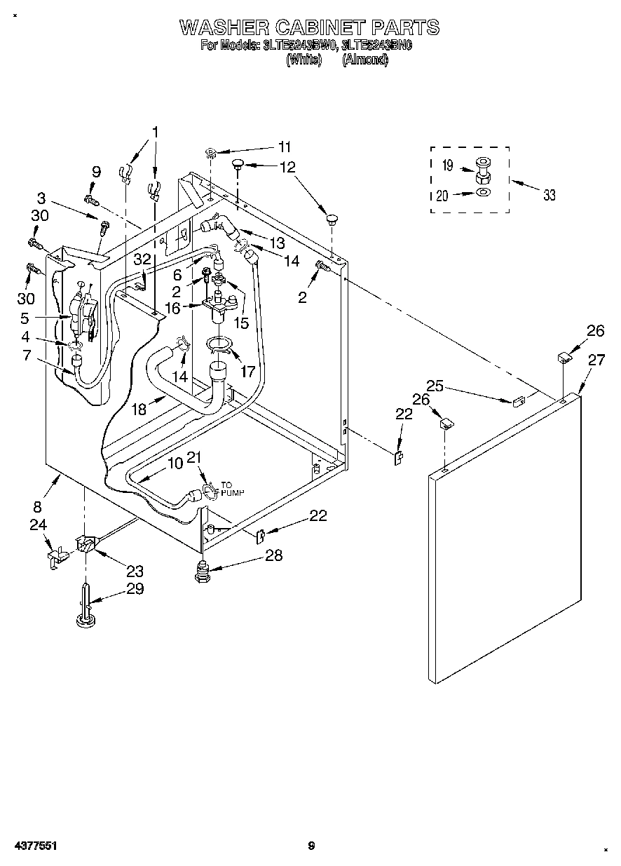 07 - WASHER CABINET