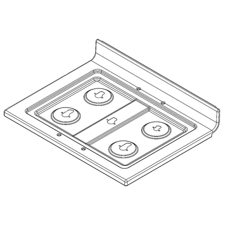 WPW10527865 Whirlpool Cooktop