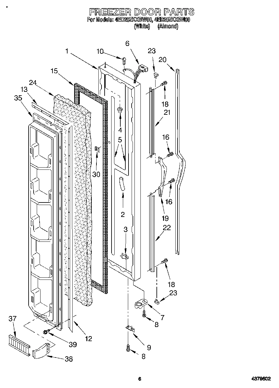 04 - FREEZER DOOR