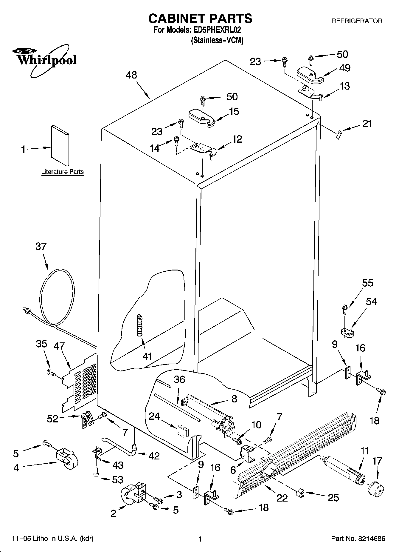 01 - CABINET PARTS
