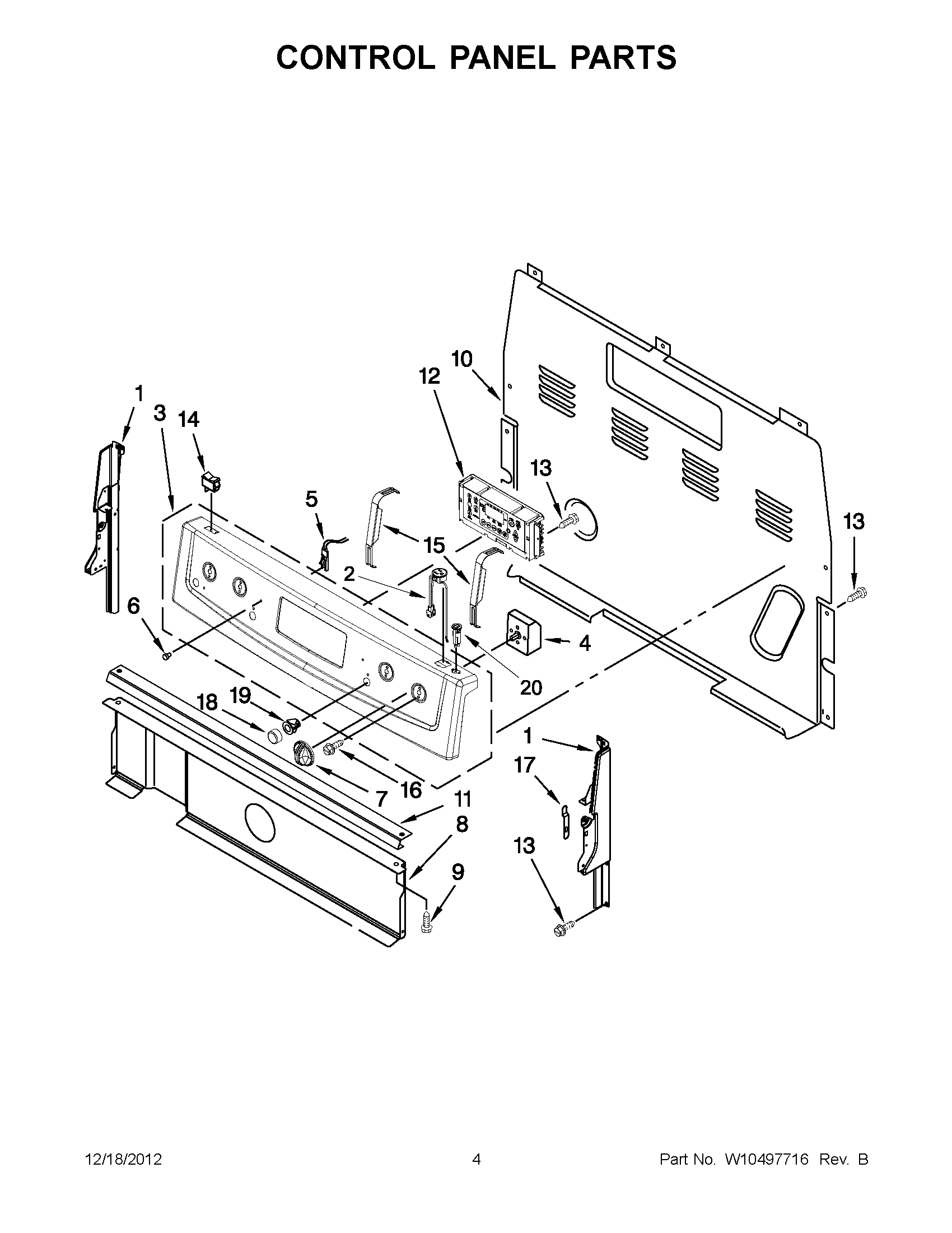 02 - CONTROL PANEL PARTS