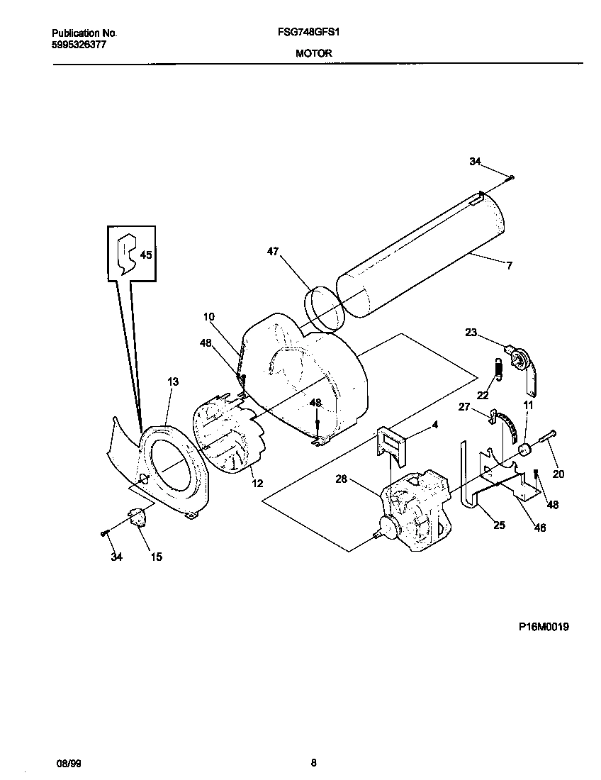 05 - P16M0019 MOTOR,BLOWER