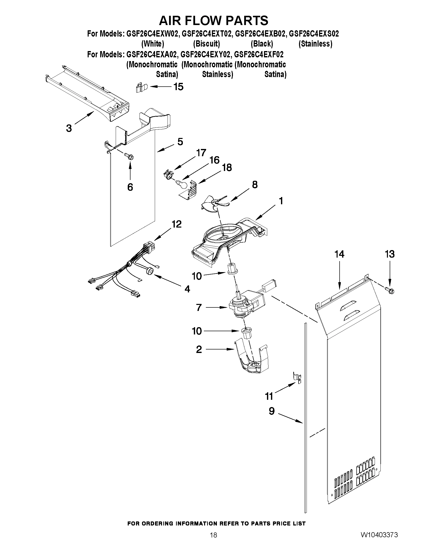 11 - AIR FLOW PARTS