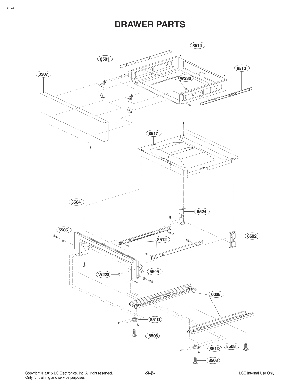 DRAWER PARTS