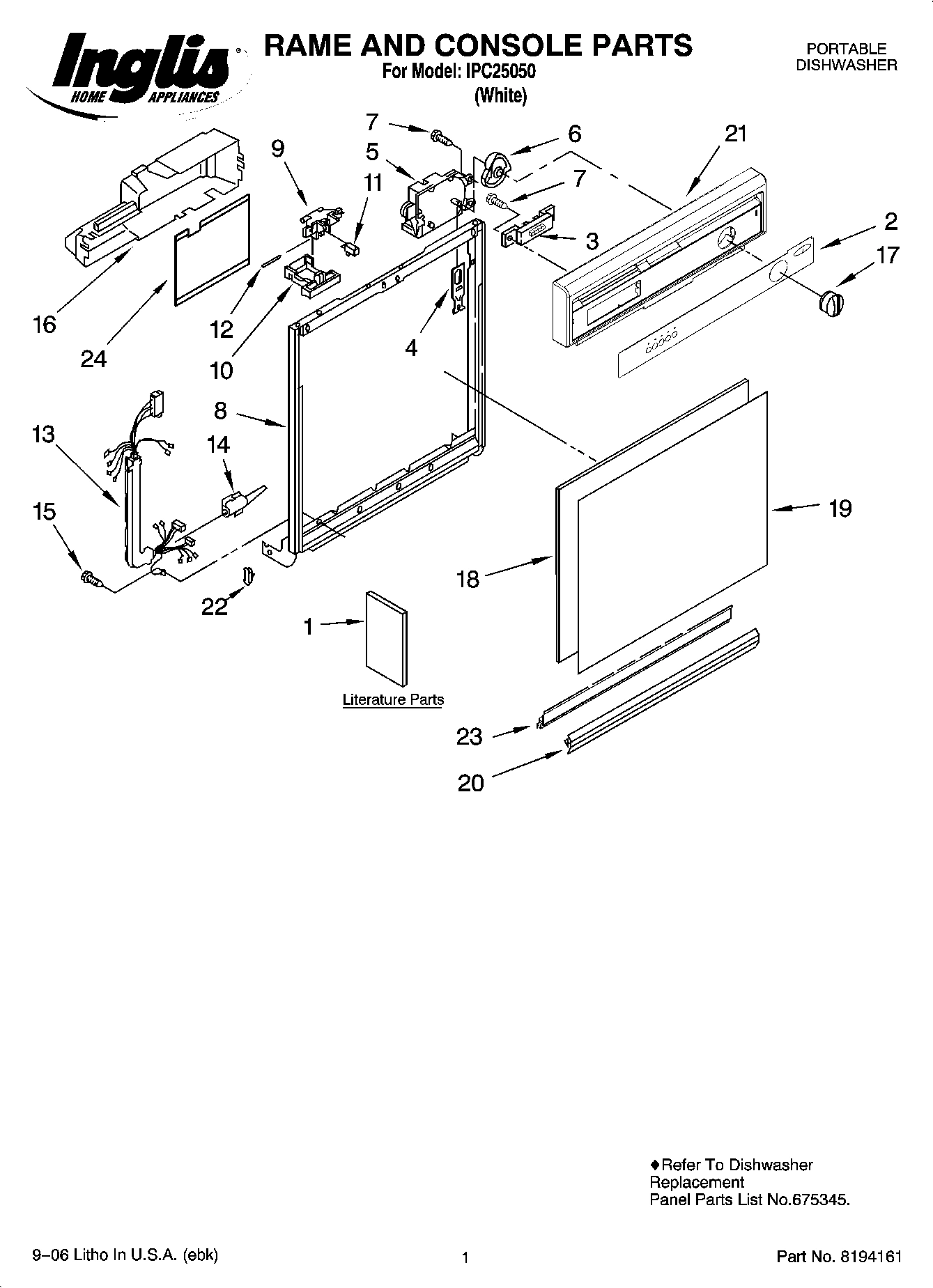 01 - FRAME AND CONSOLE PARTS
