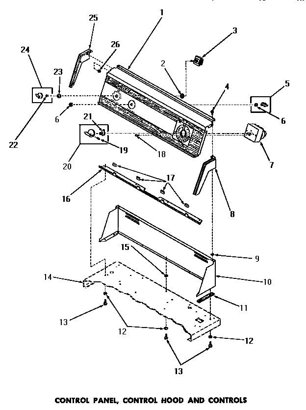 10 - CONTROL PANEL, CONTROL HOOD & CONTROLS