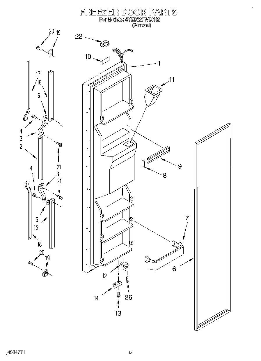 07 - FREEZER DOOR