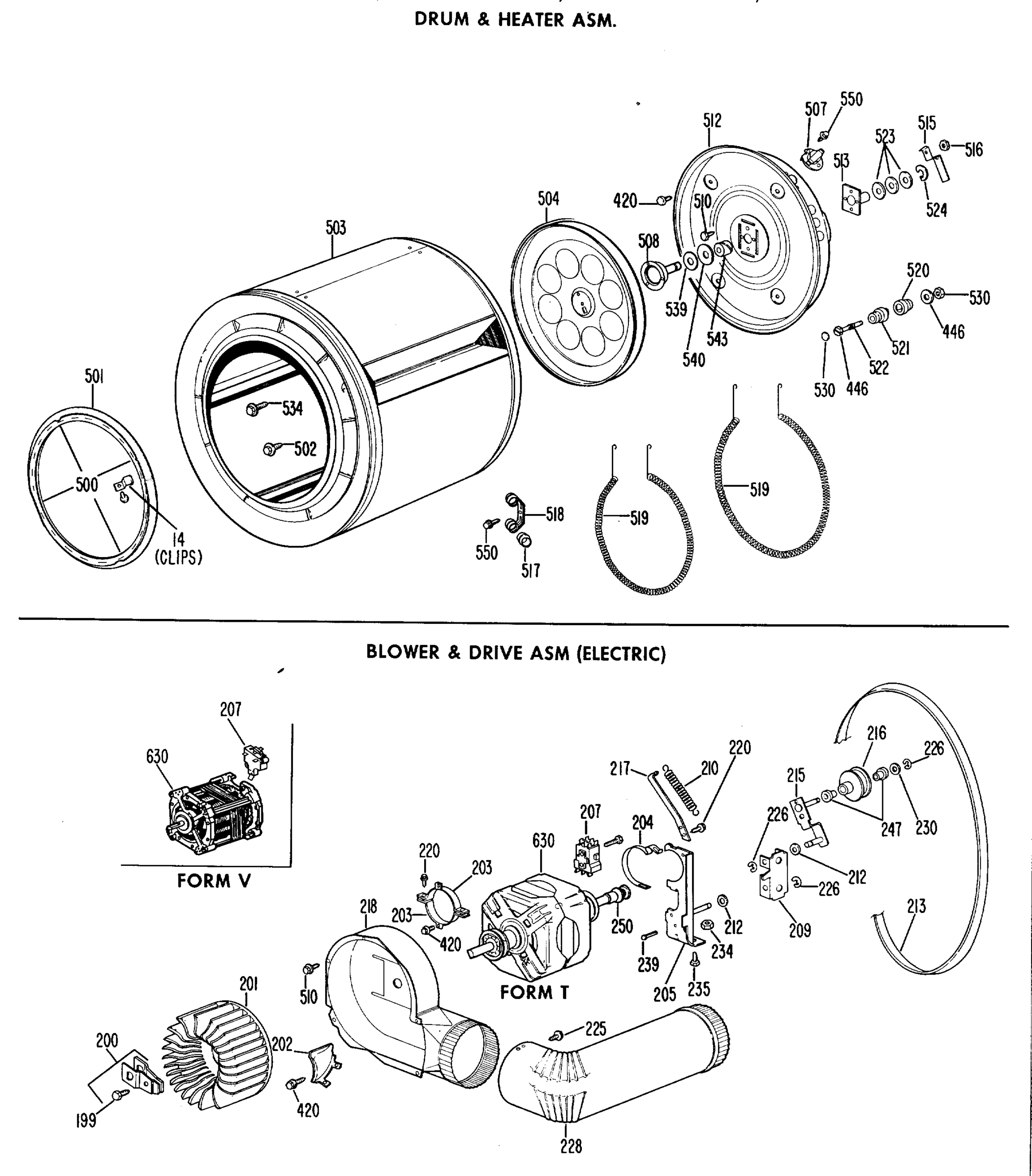 DRUM & HEATER ASM.